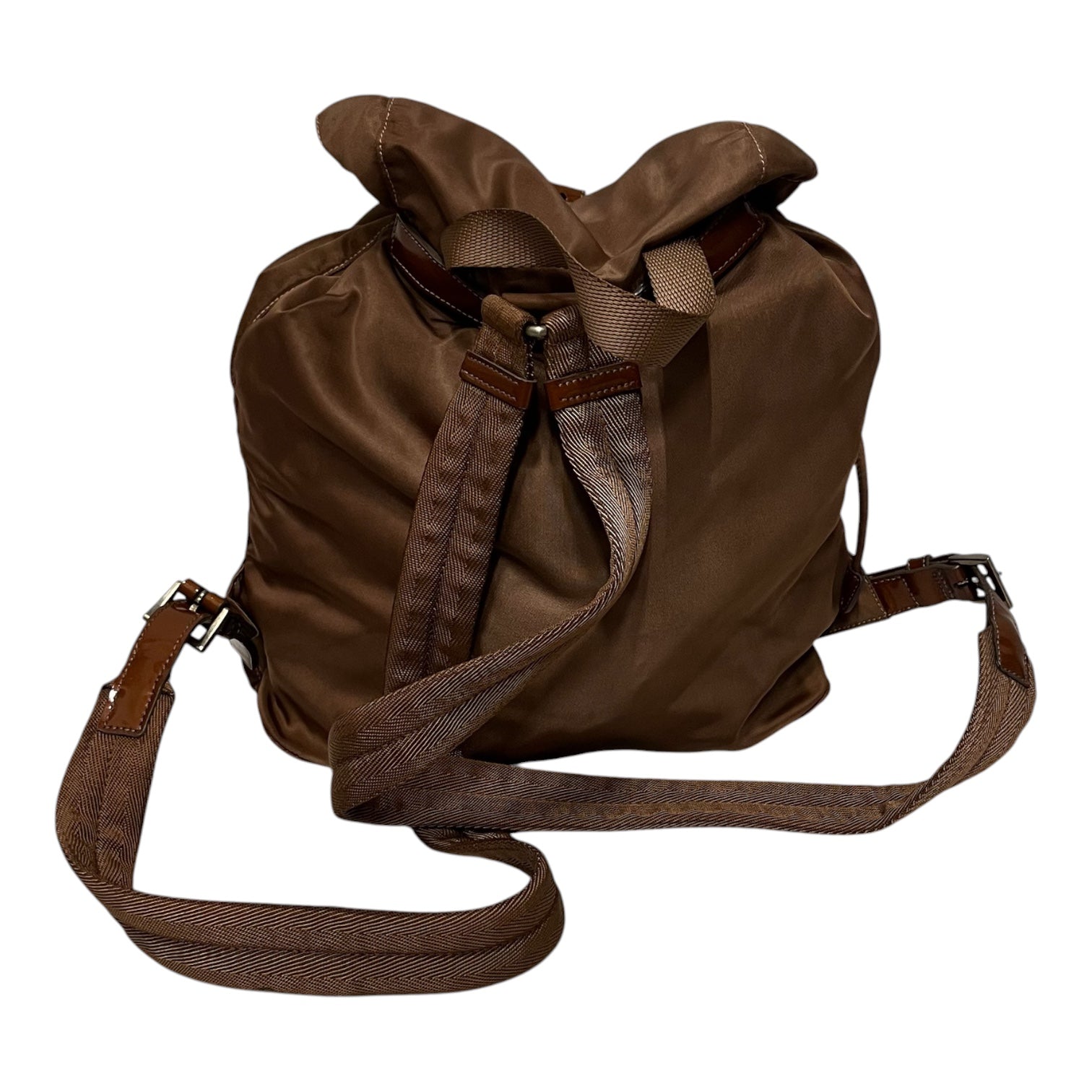 PRADA/Backpack/Nylon/BRW/tessuto view 2