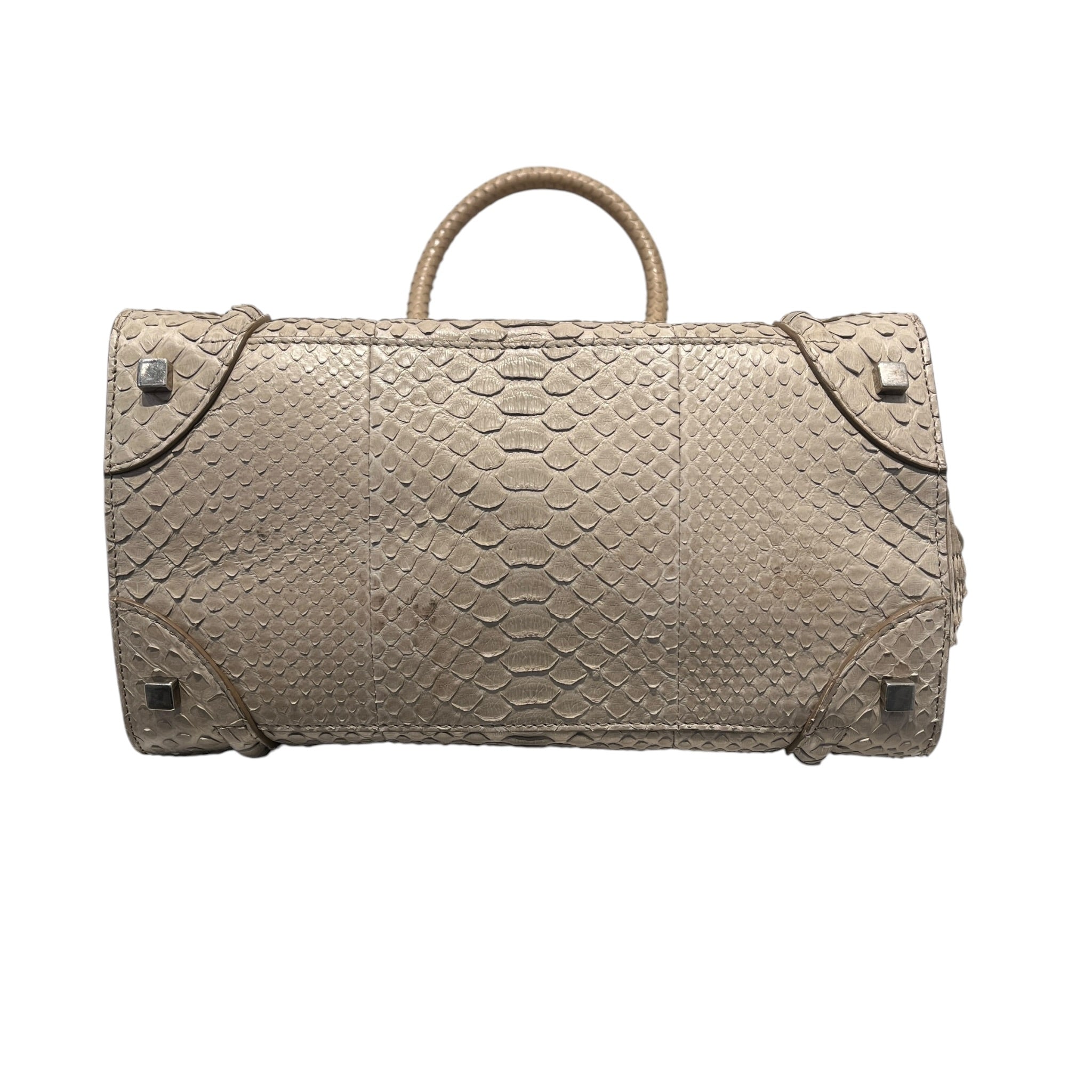 CELINE/Tote Bag/Animal Pattern/Leather/BEG/python medium phantom view 3