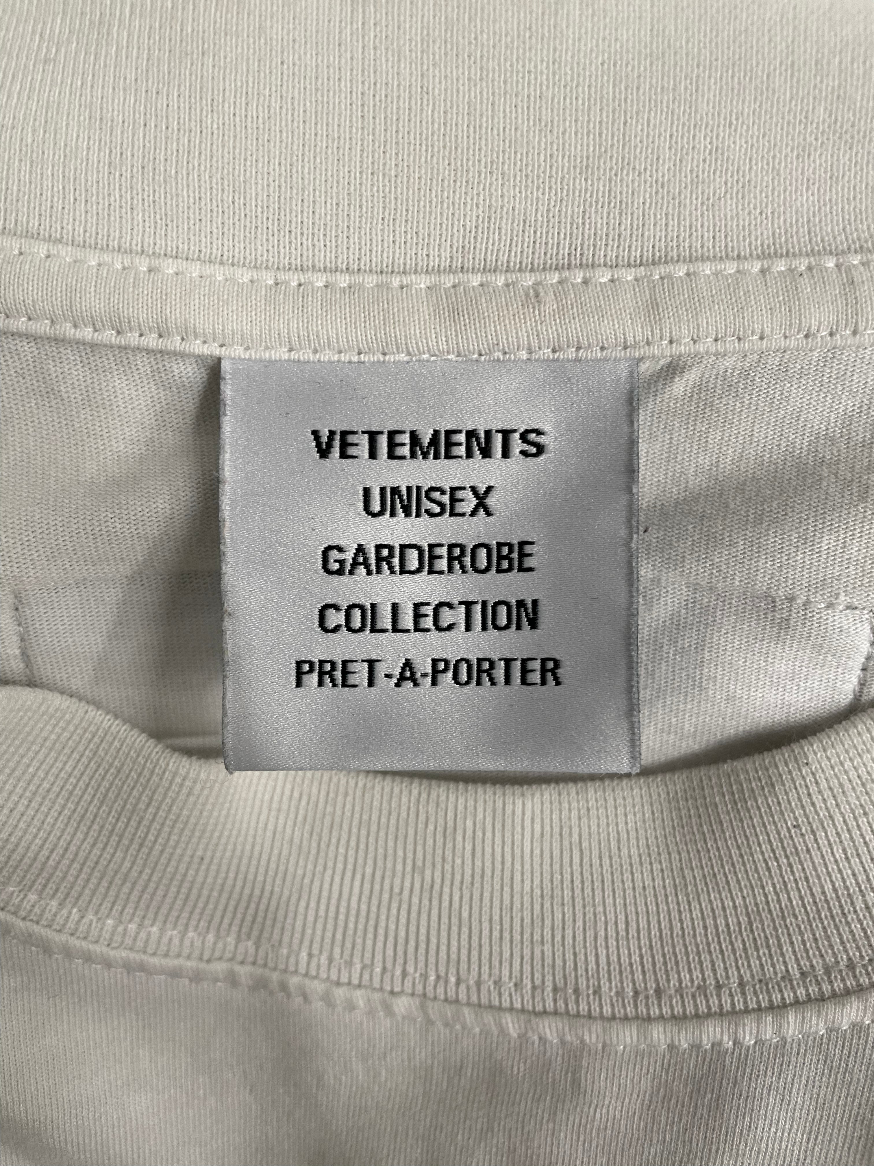 VETEMENTS/T-Shirt/S/Cotton/WHT/Graphic/CUTEST OF THE FRUITS view 3