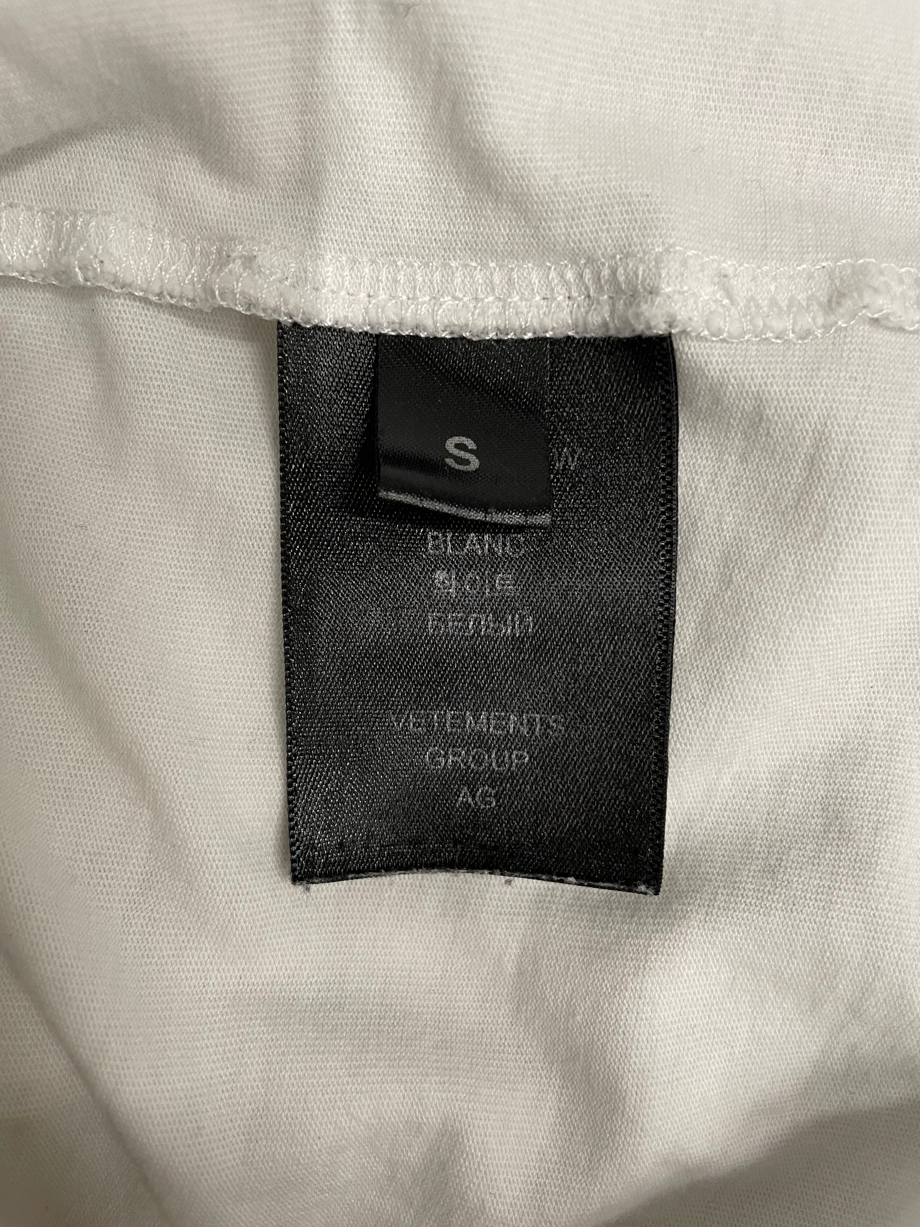 VETEMENTS/T-Shirt/S/Cotton/WHT/Graphic/CUTEST OF THE FRUITS view 5