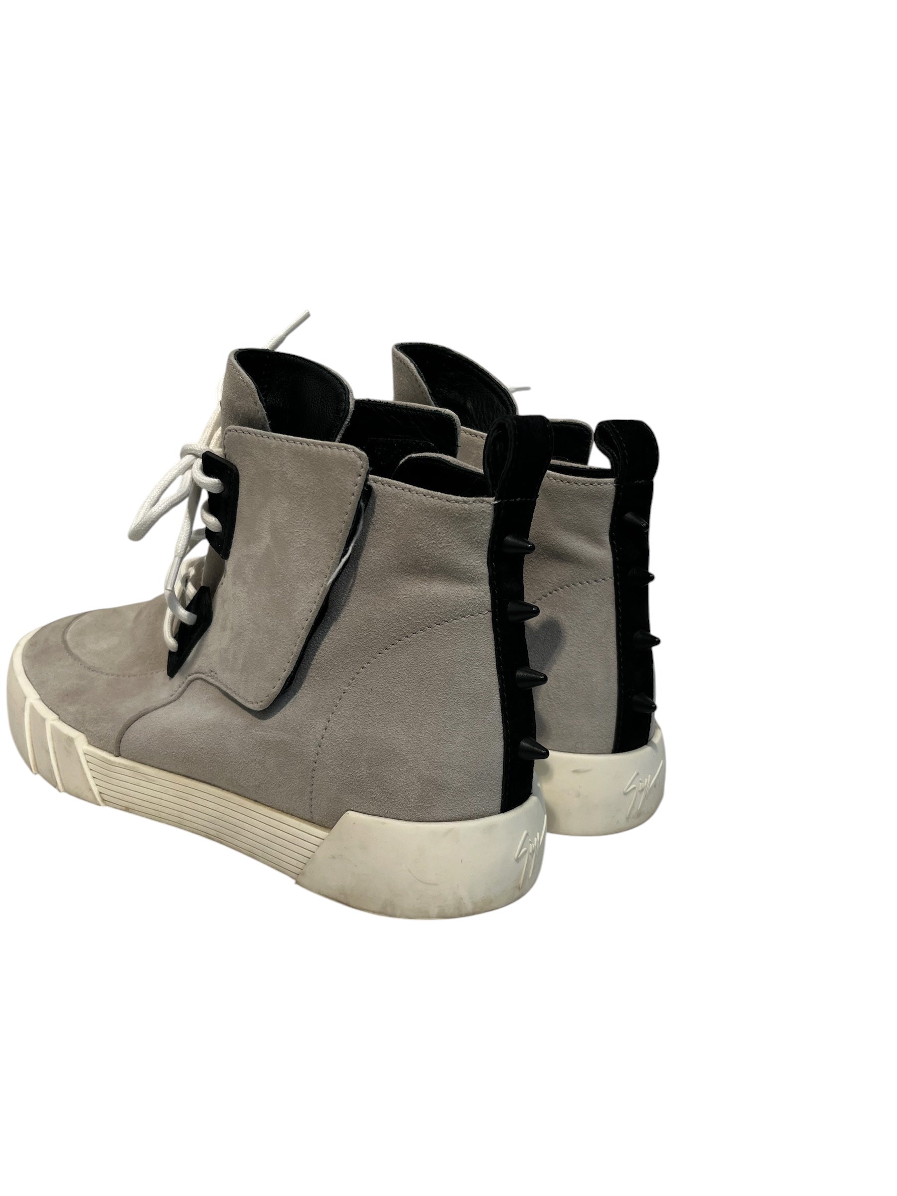 Giuseppe Zanotti/Hi-Sneakers/US 9/Cotton/GRY/ view 2