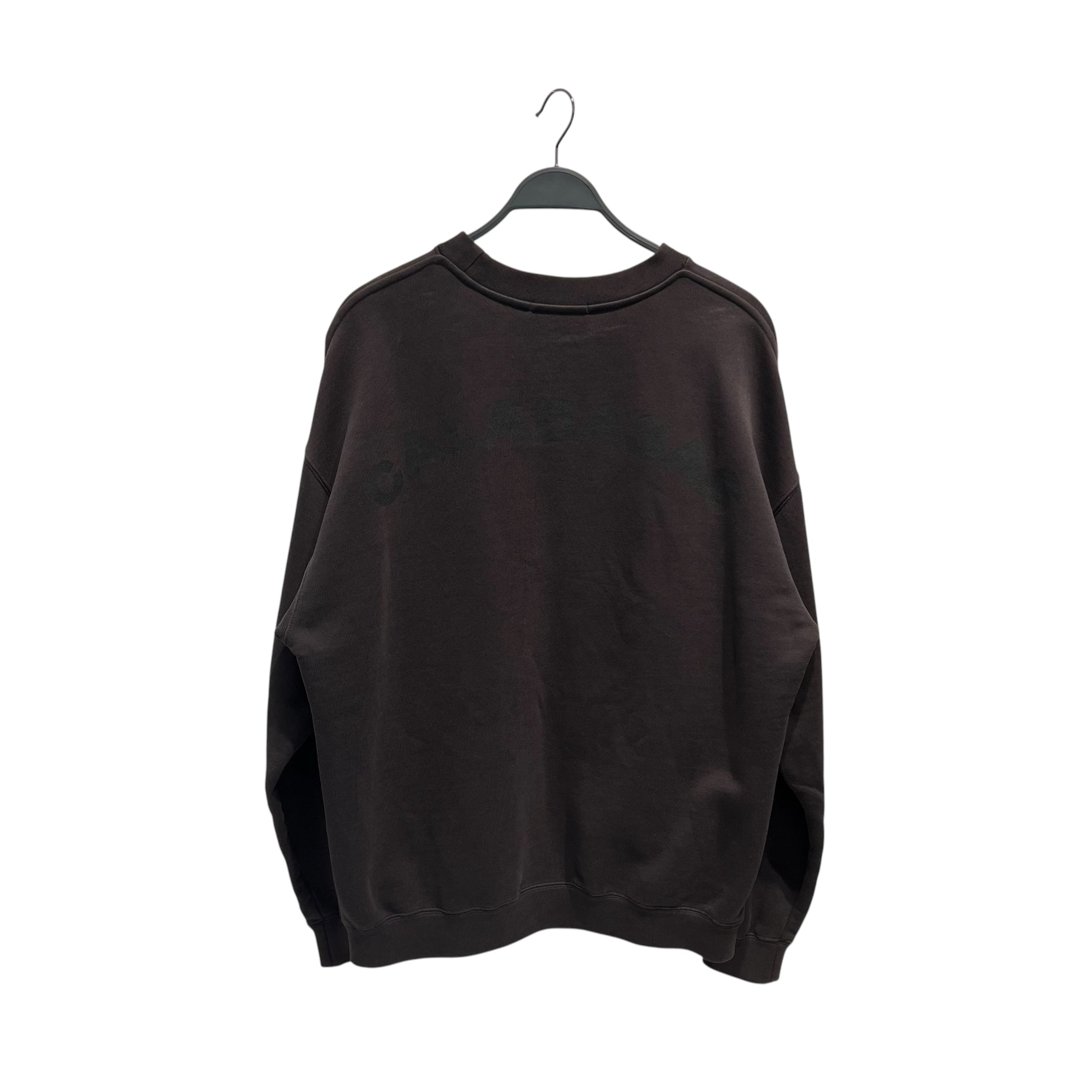 YEEZY/Sweatshirt/S/Cotton/GRY/RD&GOLD LOGO ON CHEST view 2