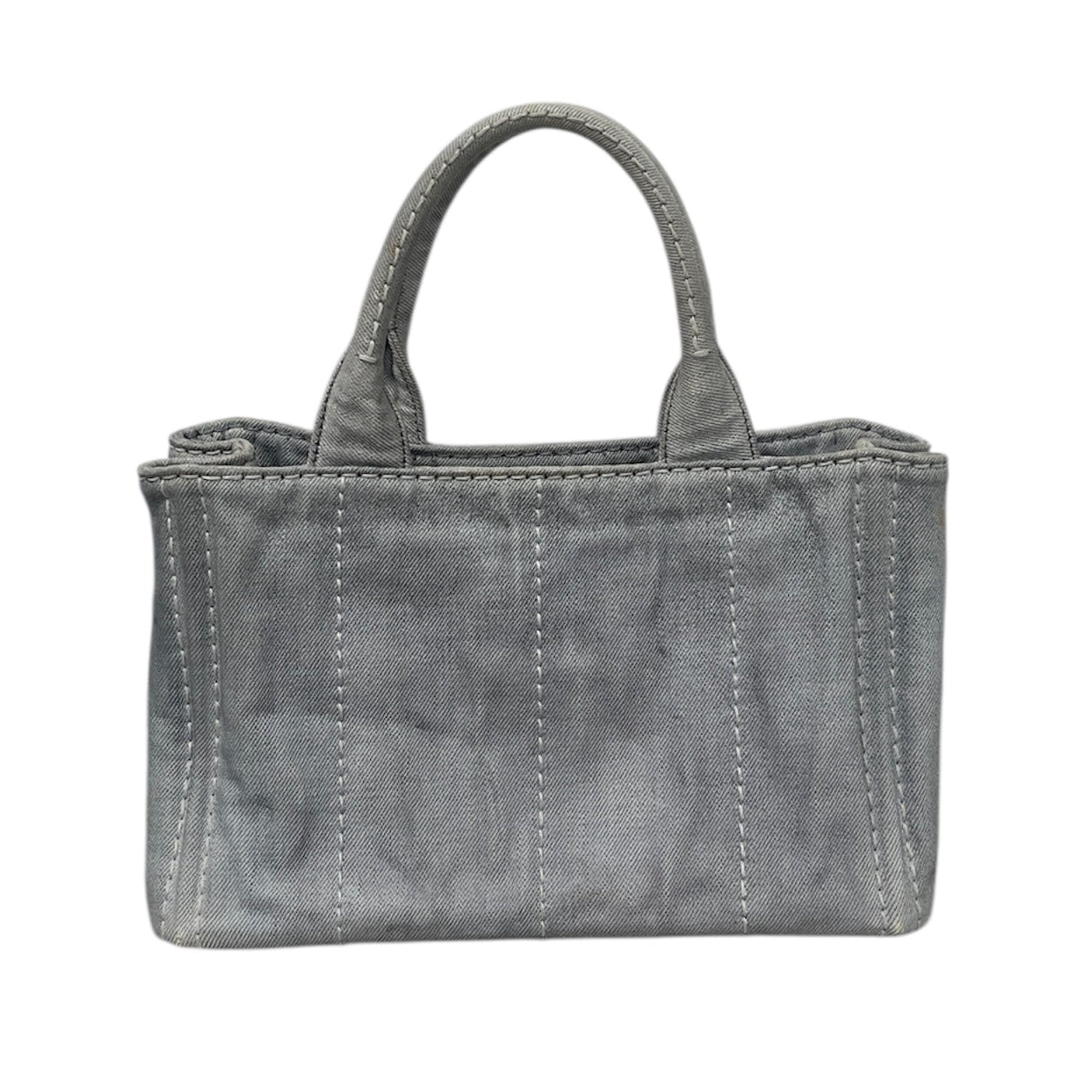 PRADA/Tote Bag/Cotton/GRY/Canapa Bag view 2