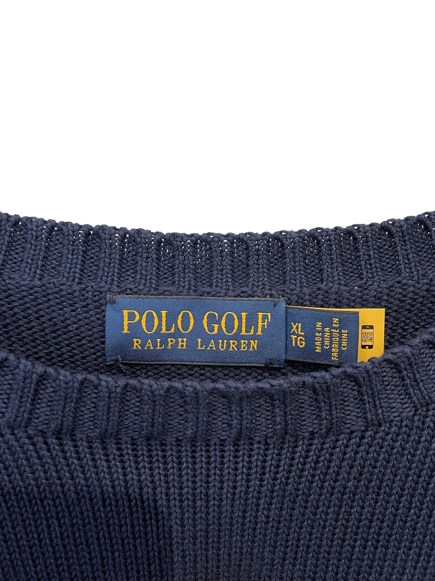 POLO RALPH LAUREN/Sweater/XL/Cotton/NVY/ view 3