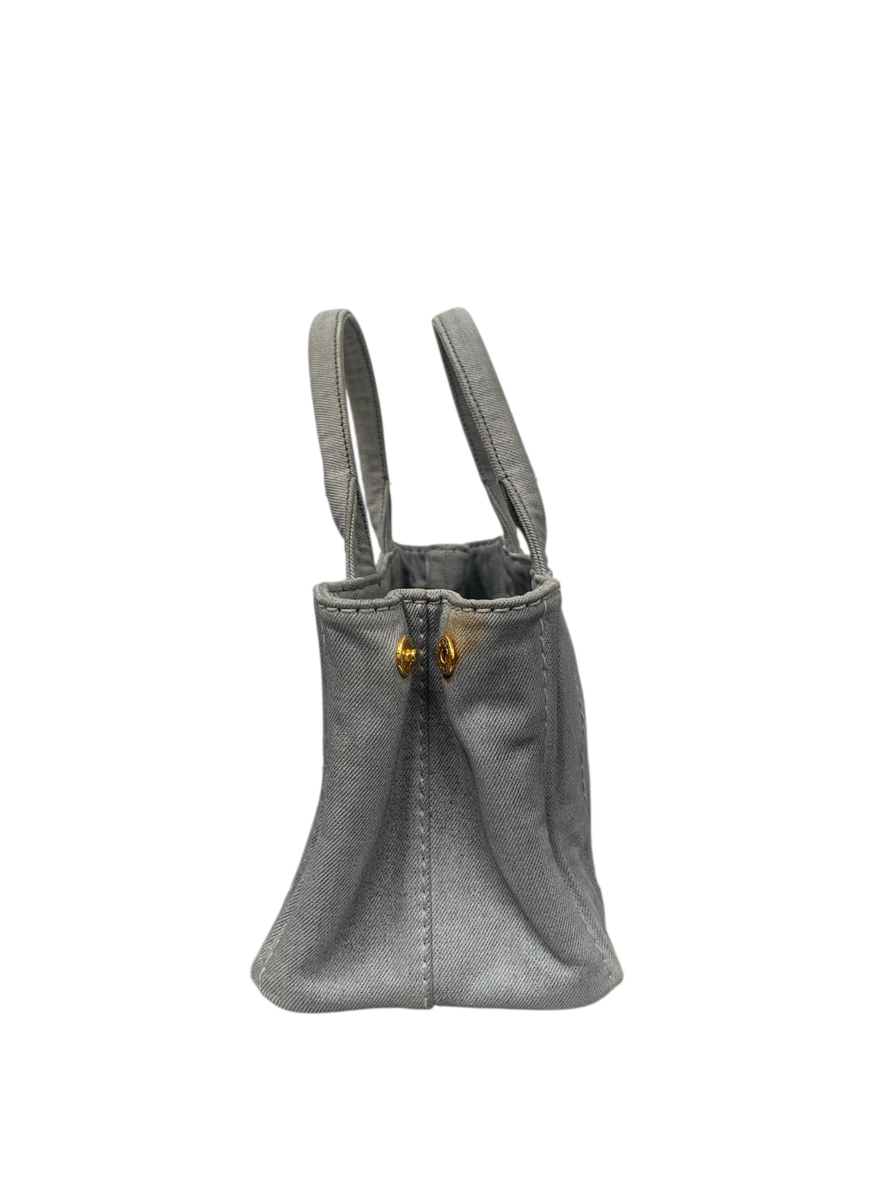 PRADA/Tote Bag/Cotton/GRY/Canapa Bag view 5