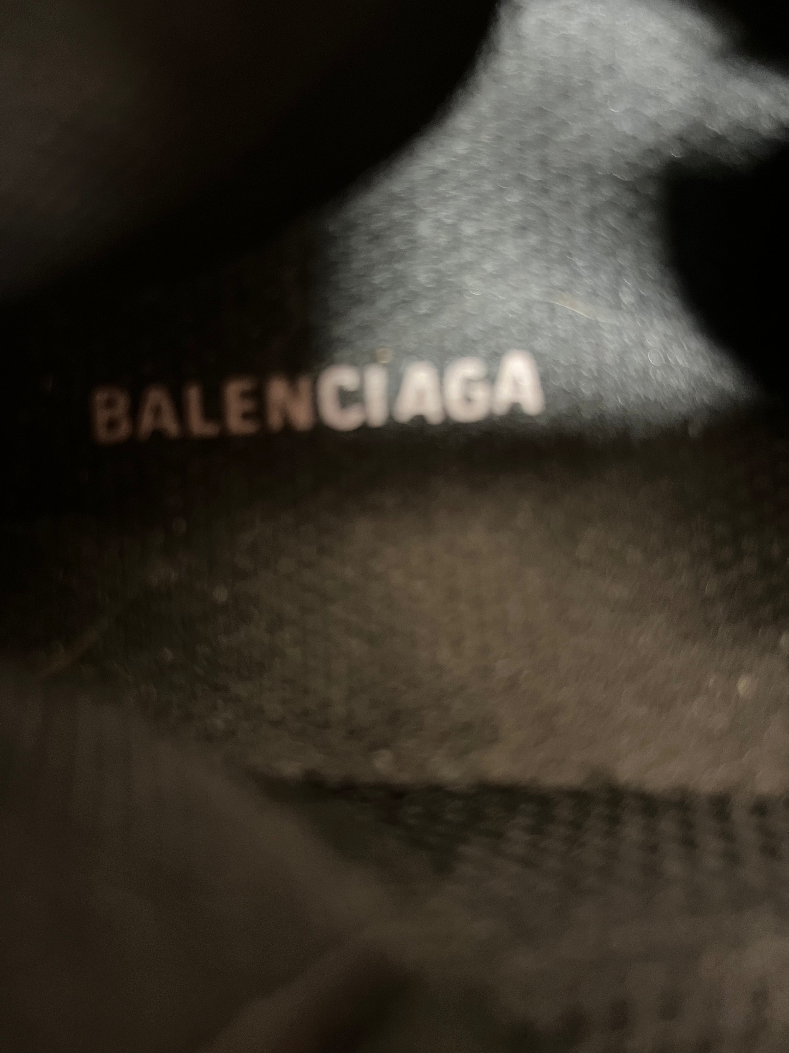 BALENCIAGA/Low-Sneakers/US 5/Polyester/BLK/Triple S view 3