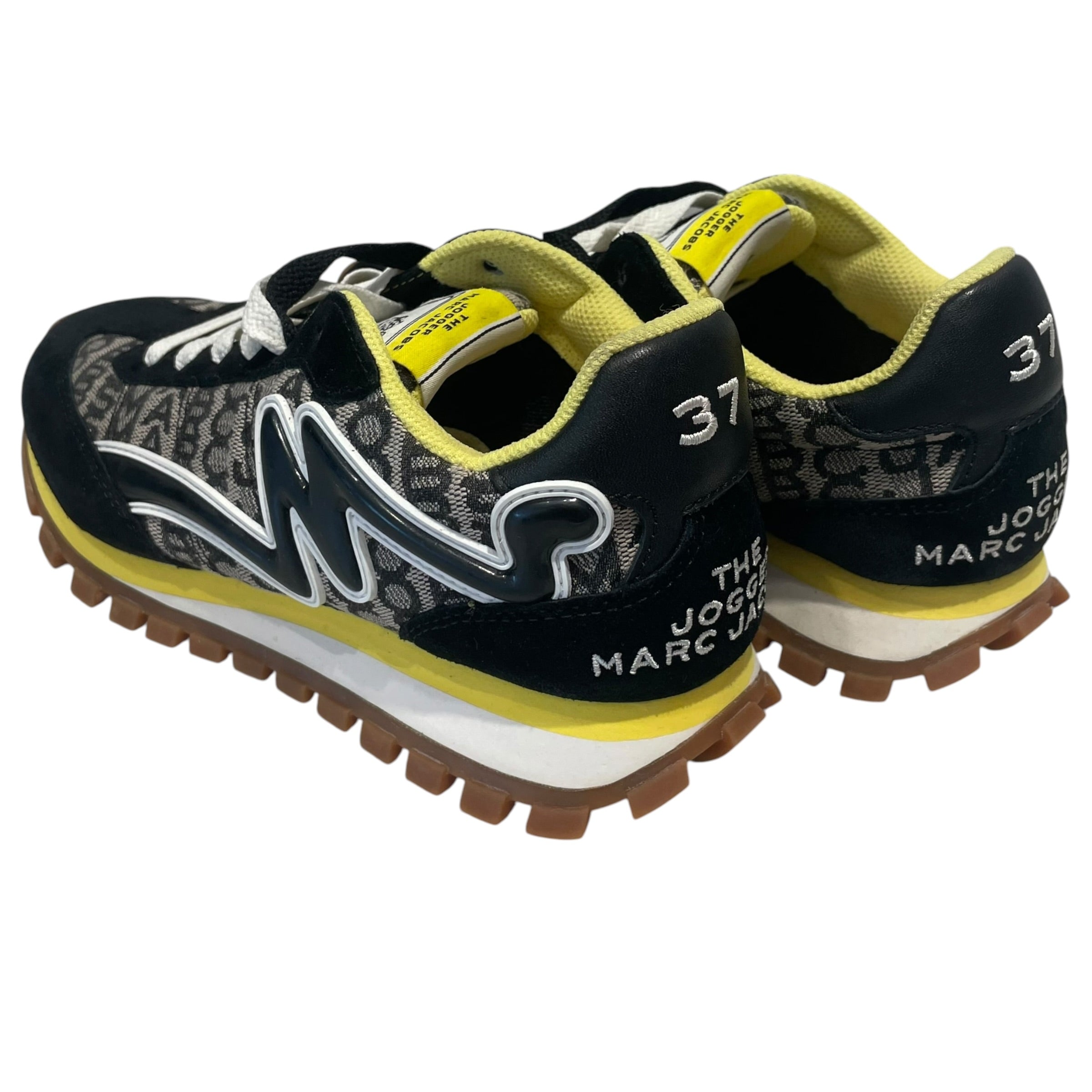 MARC JACOBS/Low-Sneakers/US 6/Monogram/BLK/THE MONOGRAM JOGGER view 2