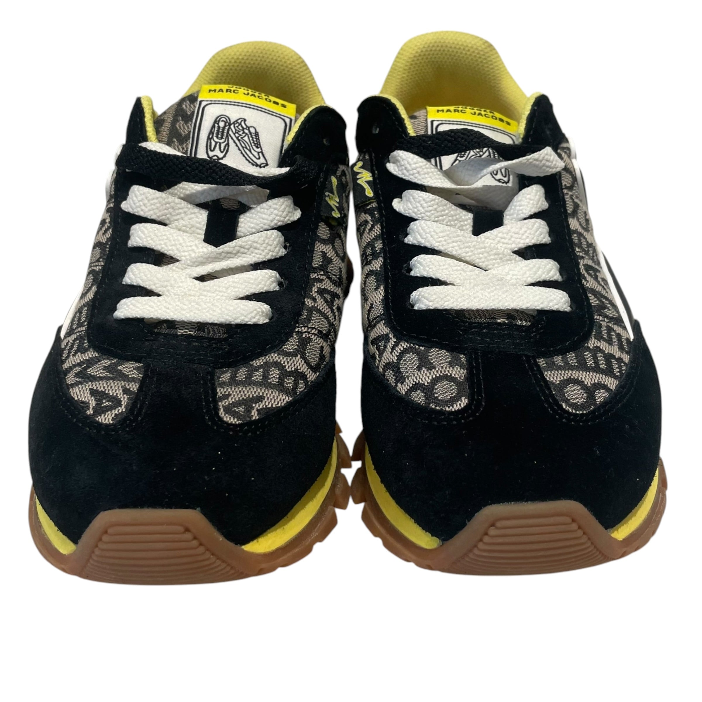 MARC JACOBS/Low-Sneakers/US 6/Monogram/BLK/THE MONOGRAM JOGGER view 5