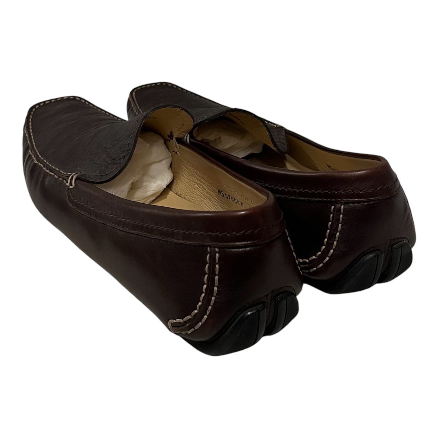 Salvatore Ferragamo/Loafers/US 12/All Over Print/Leather/BRW/driving loafers view 2
