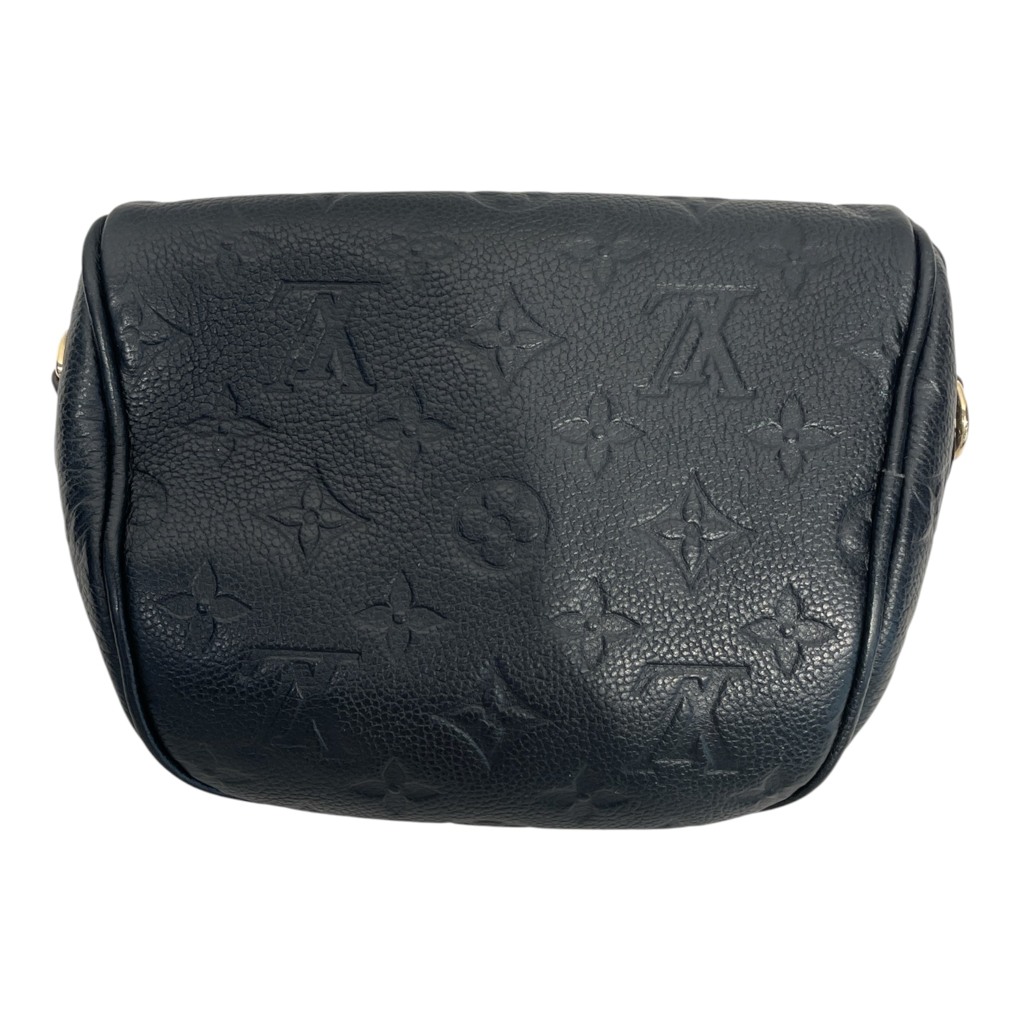 LOUIS VUITTON/Cross Body Bag/Monogram/Leather/BLK/empreinte view 2