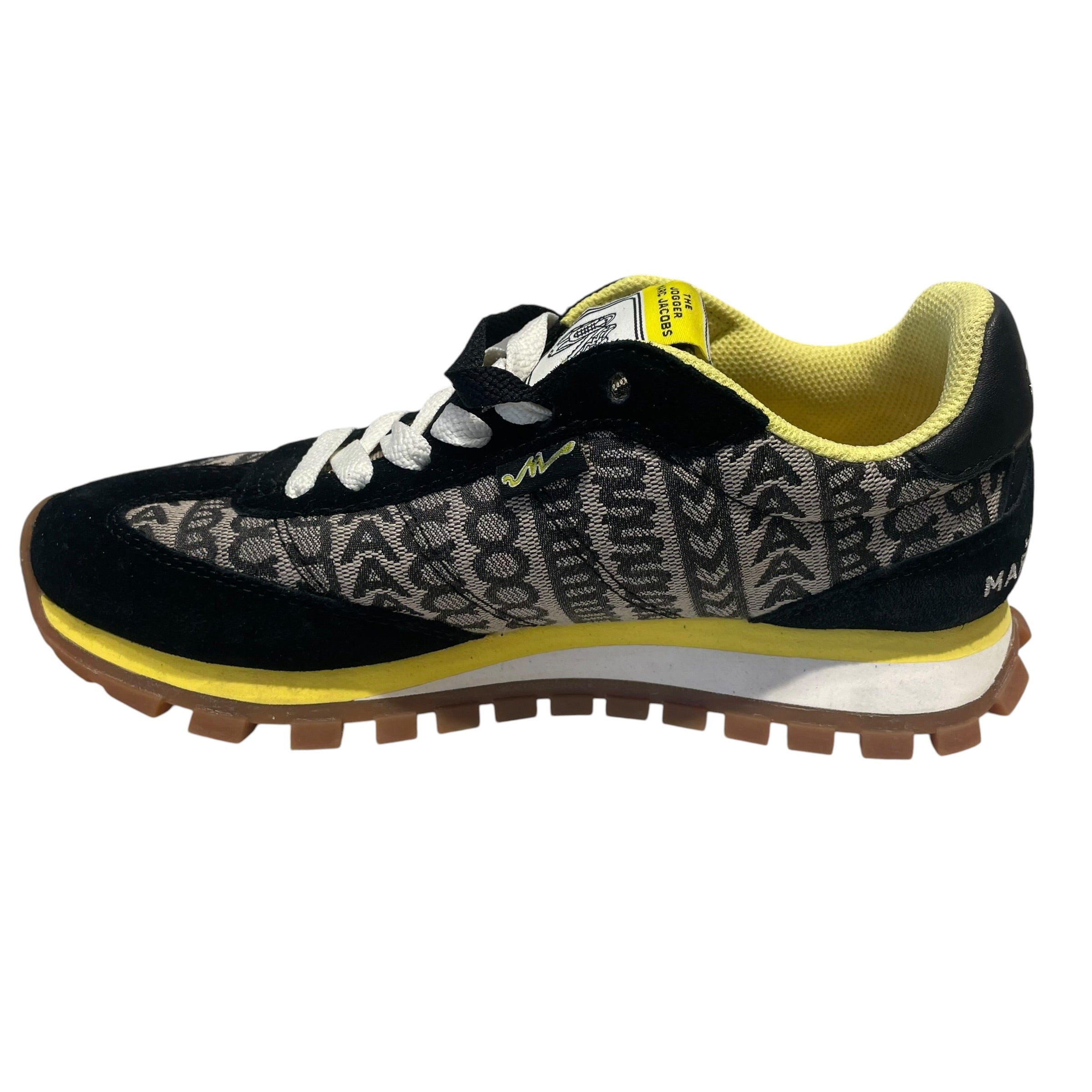 MARC JACOBS/Low-Sneakers/US 6/Monogram/BLK/THE MONOGRAM JOGGER view 4