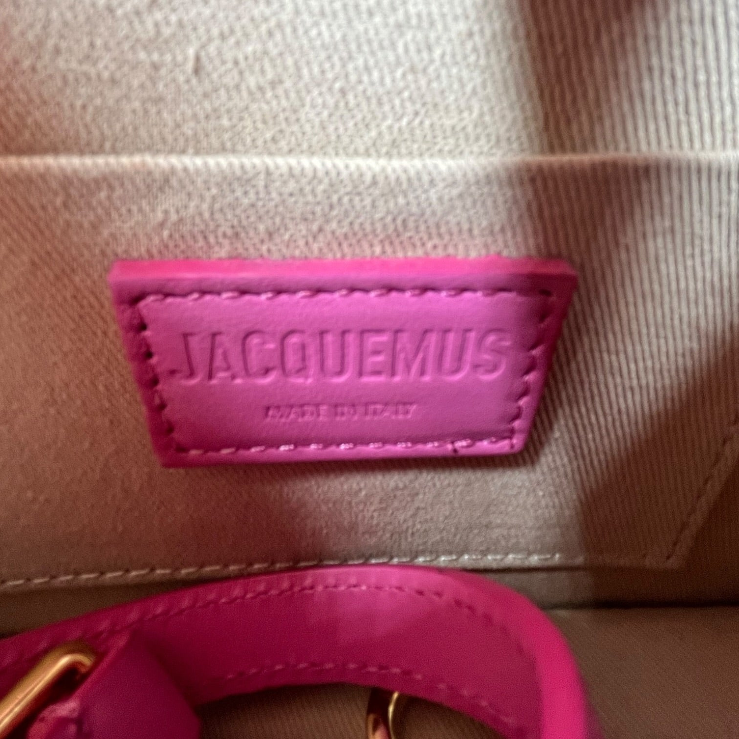 JACQUEMUS/Cross Body Bag/Leather/PNK/LE GRAND CHIQUITO view 8