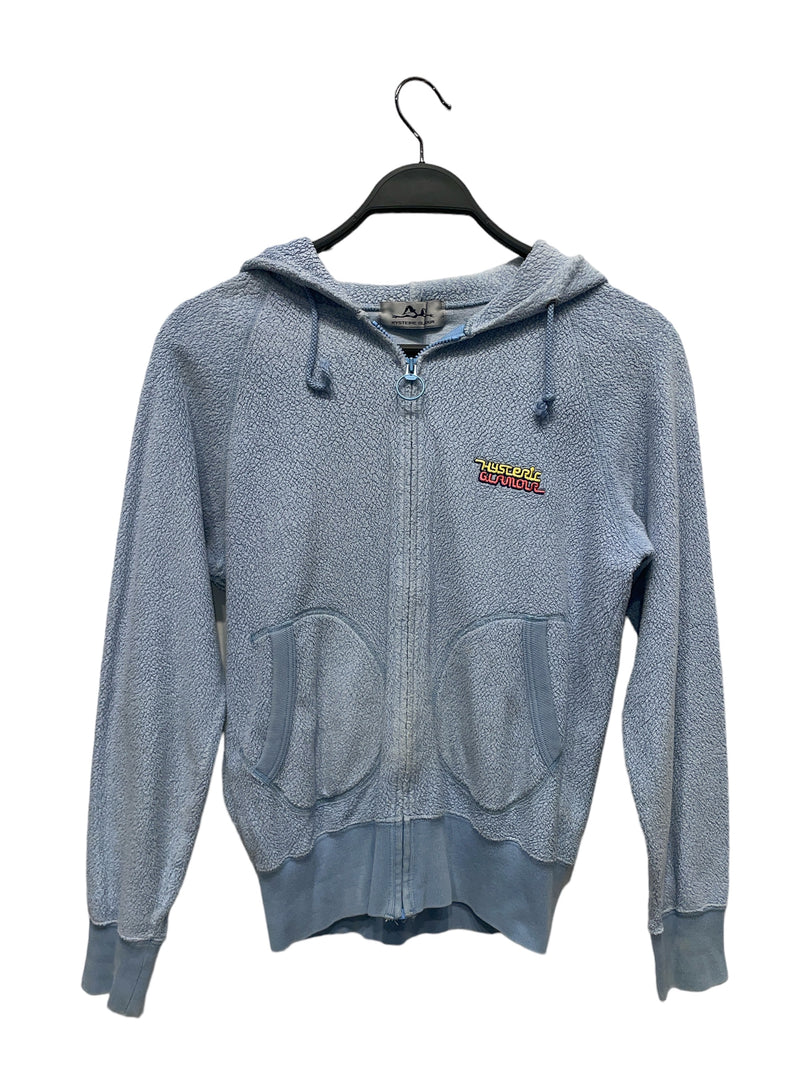 HYSTERIC GLAMOUR/Zip Up Hoodie/FREE/Cotton/BLU/