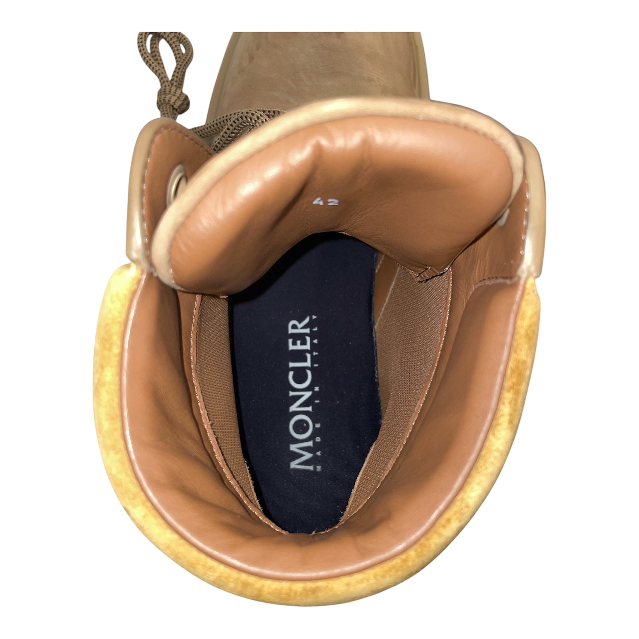 MONCLER/Hi-Sneakers/US 8.5/Suede/BEG/ view 3