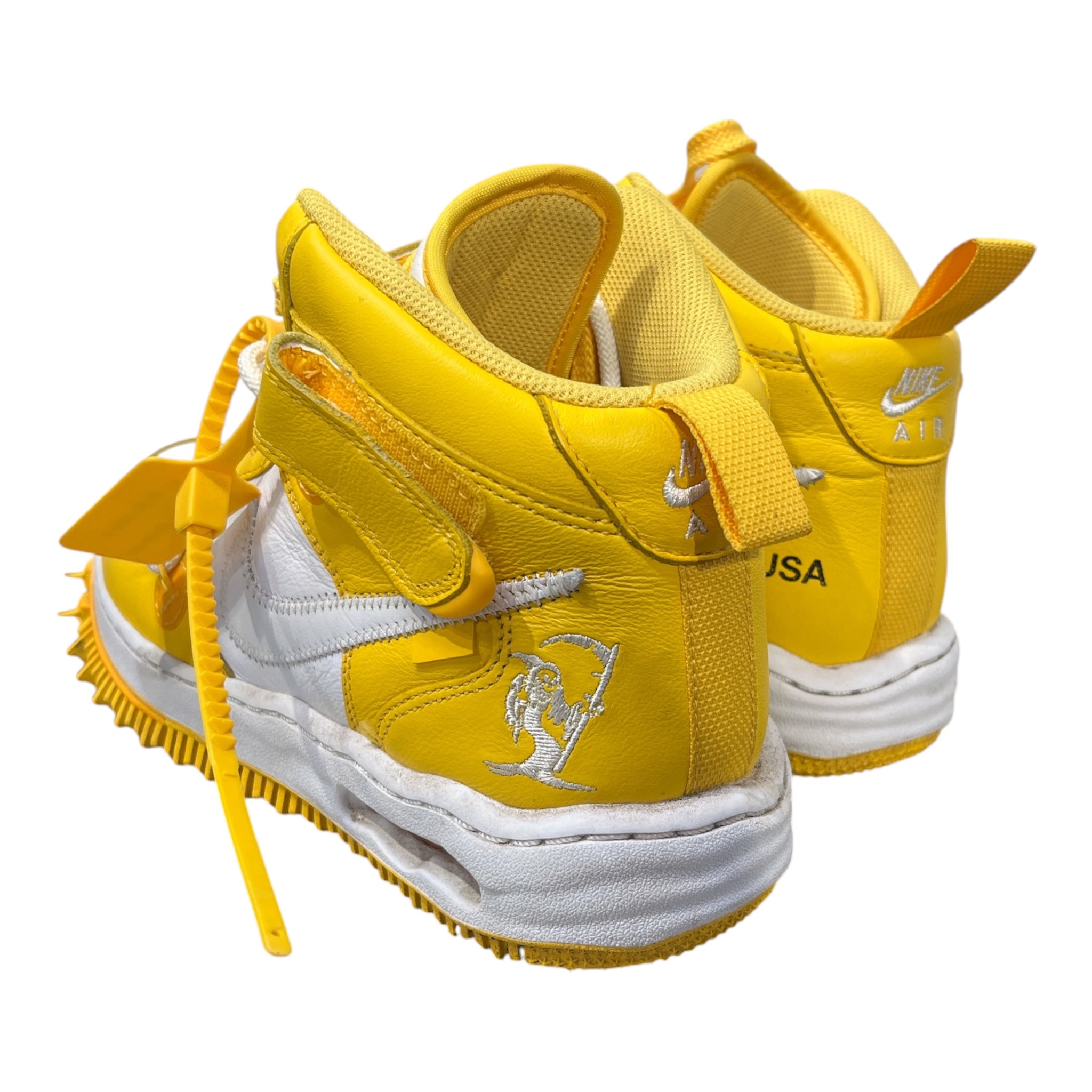 NIKE/Hi-Sneakers/US 7.5/YEL/Off White Air179 view 2