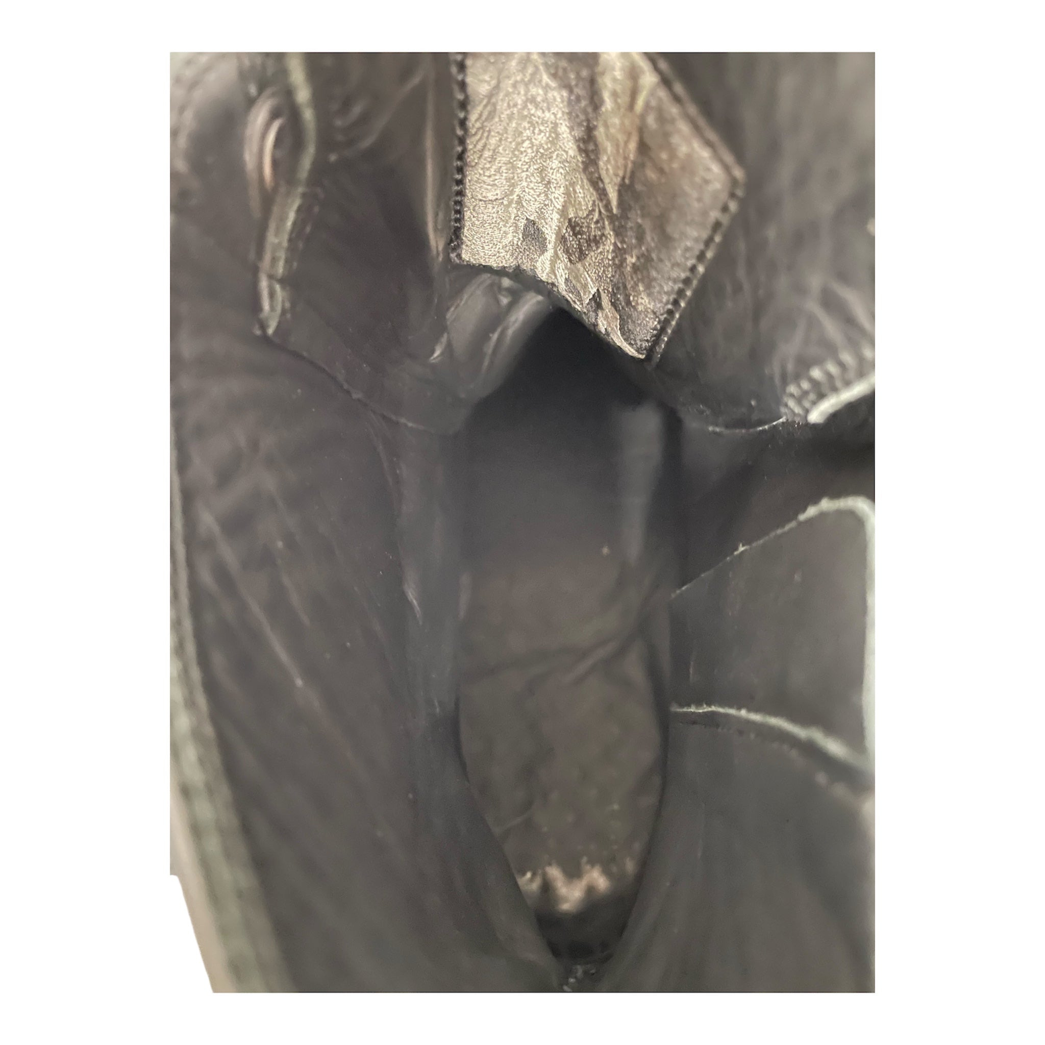 Rick Owens/Hi-Sneakers/EU 40/Leather/BLK/RAMONE JUMBO BLCKOUT view 3