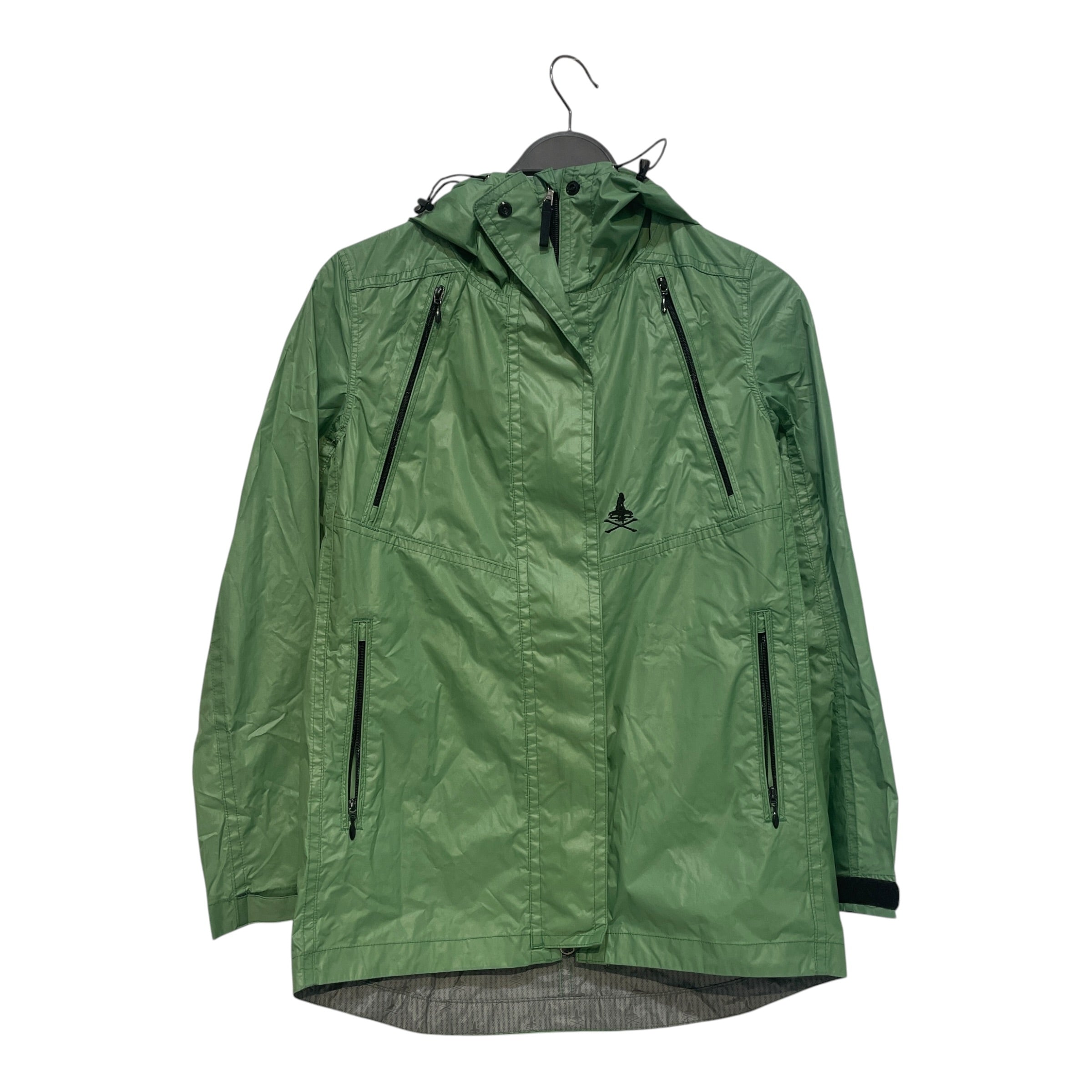HYSTERIC GLAMOUR/Zip Up Hoodie/Nylon/GRN/Nylon Zip Up view 1