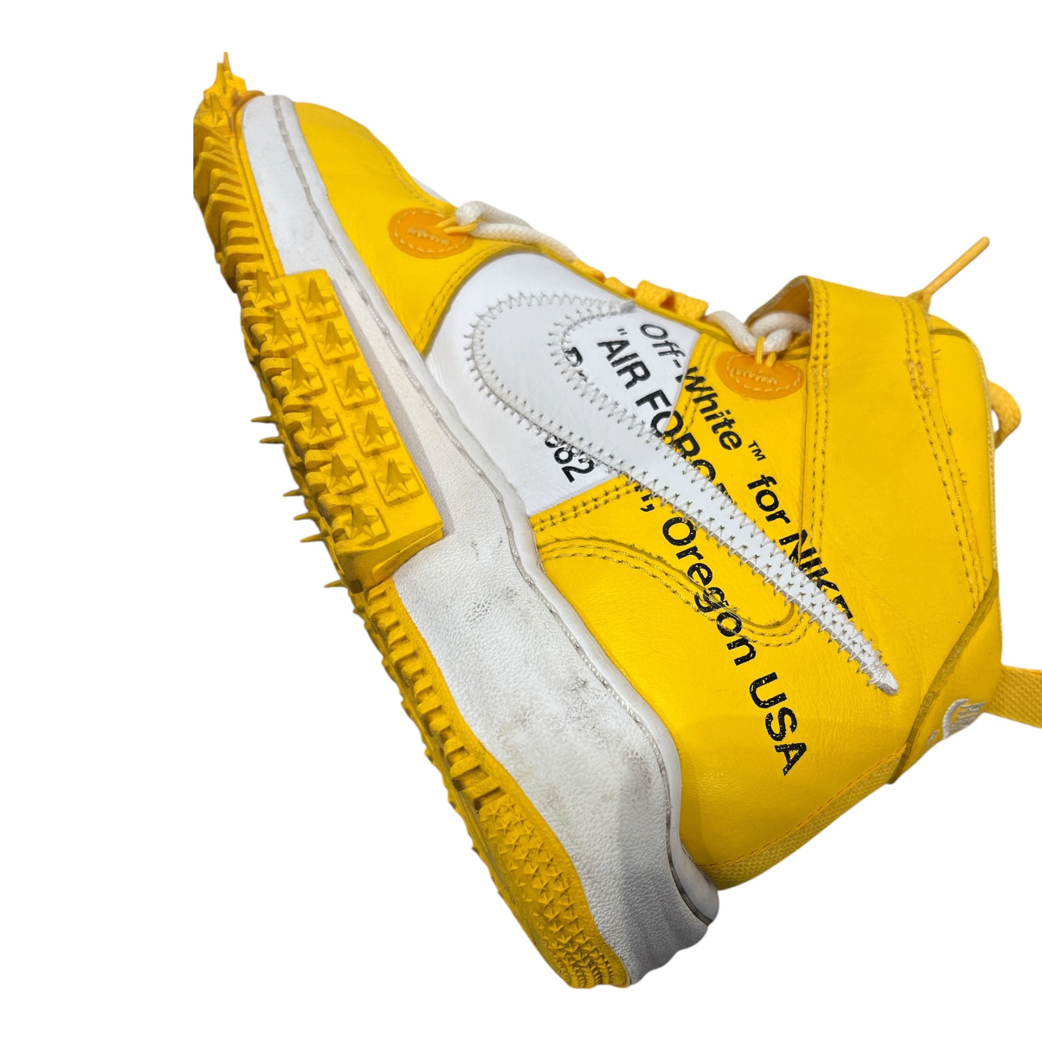 NIKE/Hi-Sneakers/US 7.5/YEL/Off White Air179 view 4