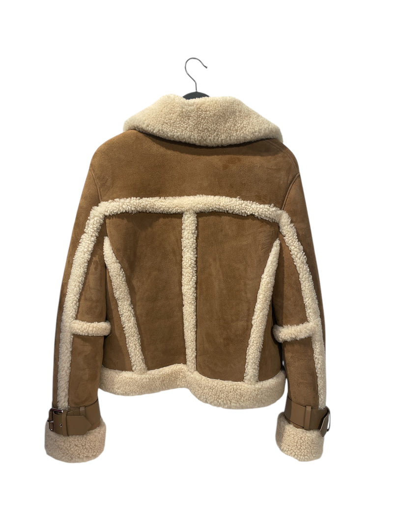 ALLSAINTS/Jacket/M/Sheepskin/BEG/Single Breasted/FARLEY SHERLING