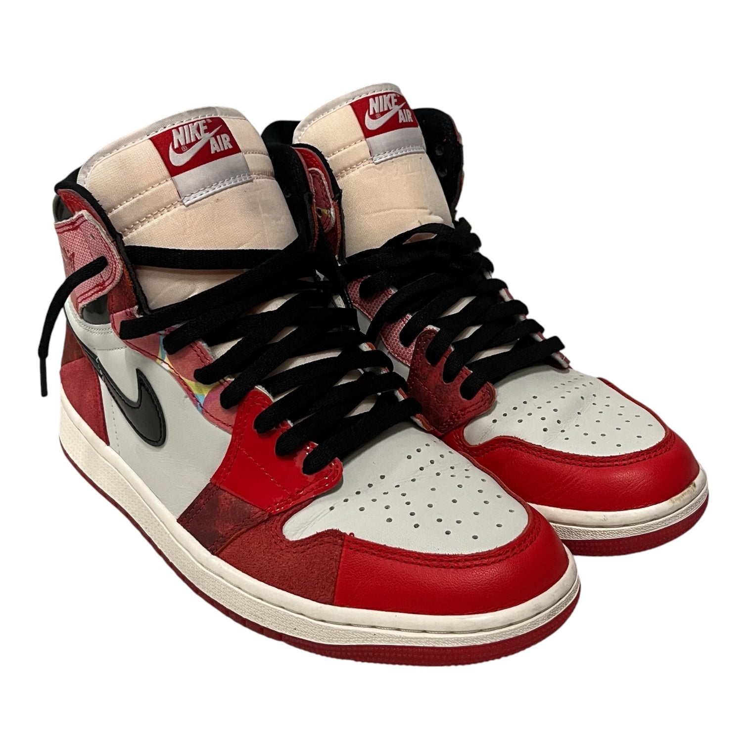 NIKE/Hi-Sneakers/US 9.5/Leather/RED/MARVEL view 1