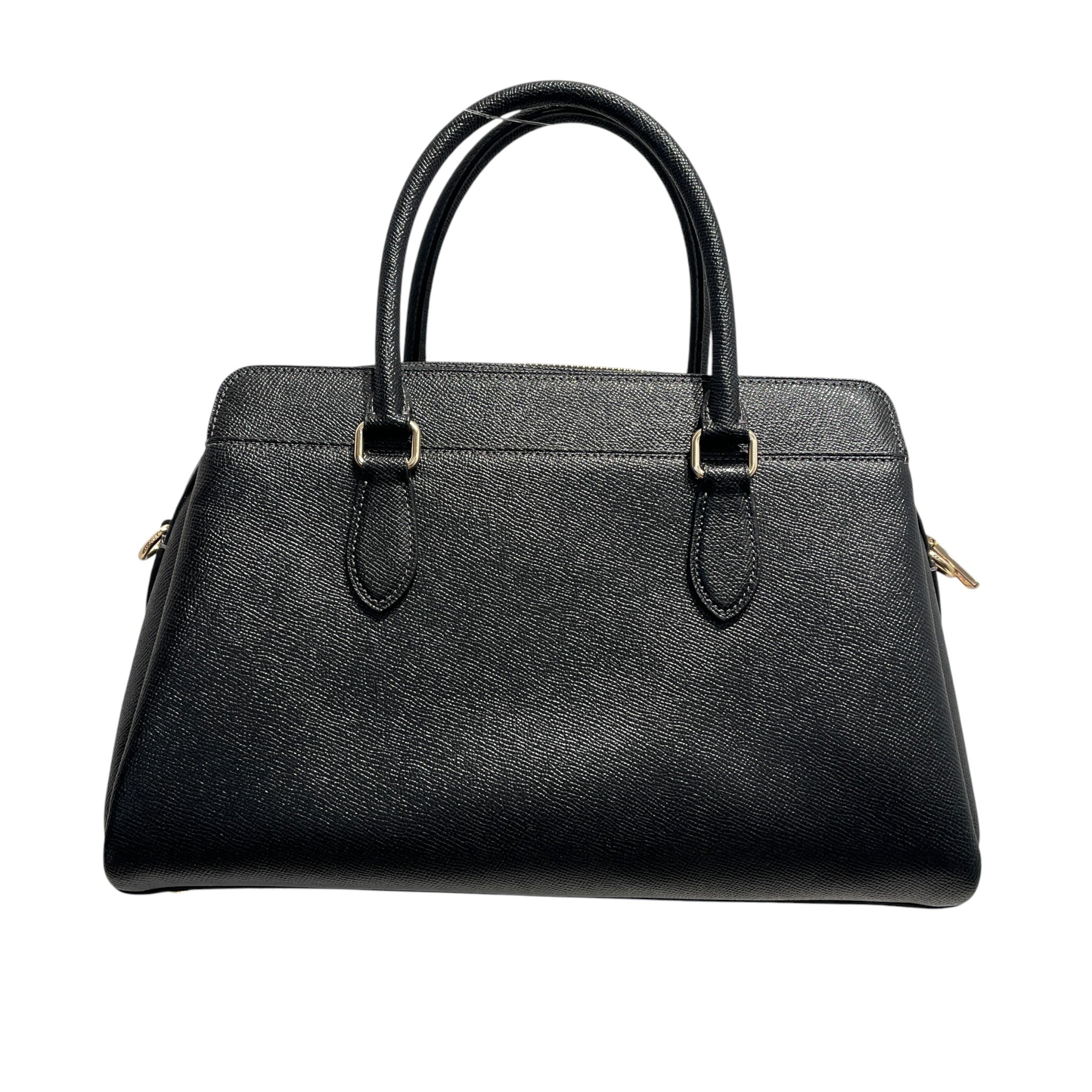 COACH/Hand Bag/Leather/BLK/DARCIE CARRYALL/PEBBLED/GOLD view 2
