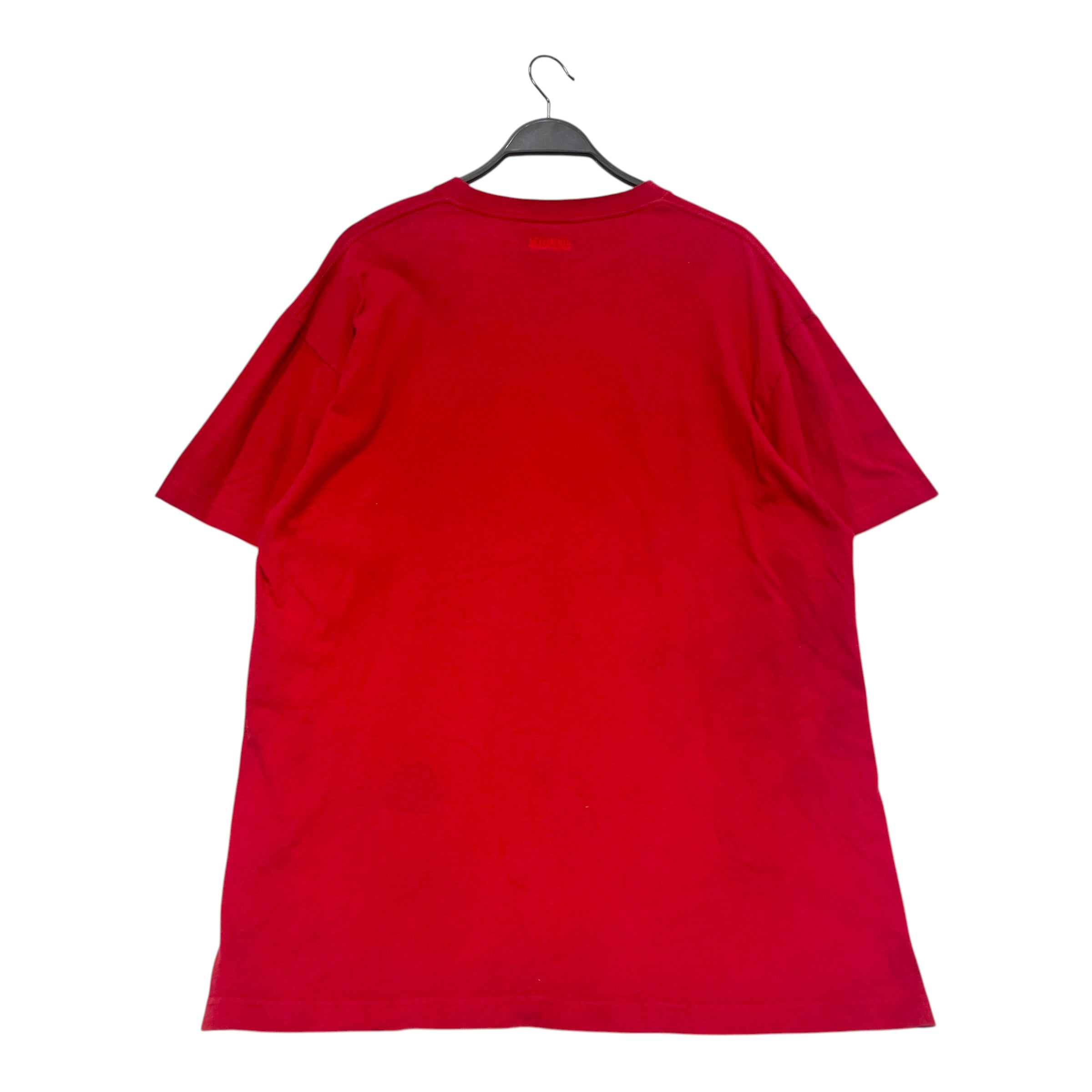 VETEMENTS/T-Shirt/L/Cotton/RED/Graphic/2019 Augmented Reality T shirt view 2