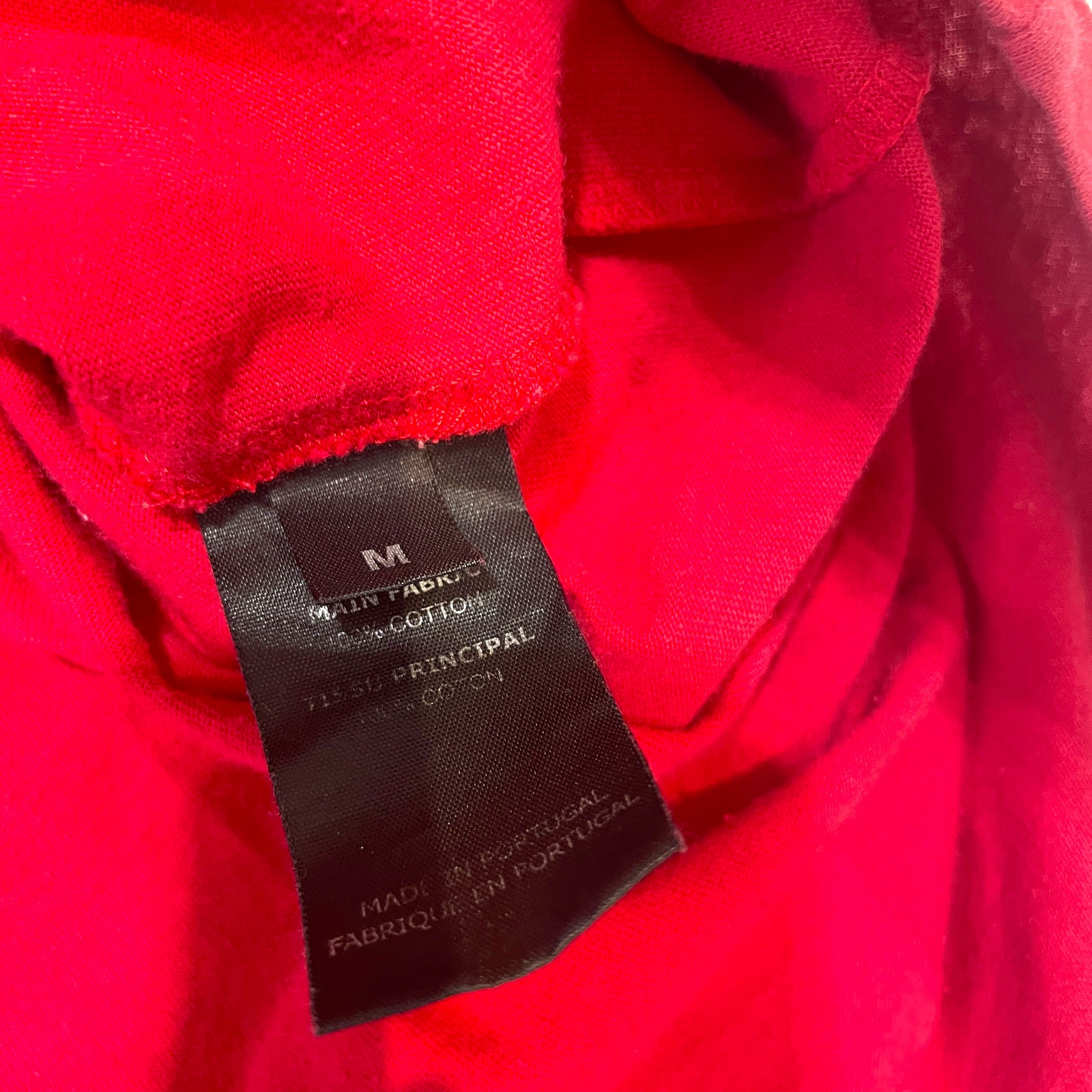 VETEMENTS/T-Shirt/L/Cotton/RED/Graphic/2019 Augmented Reality T shirt view 3