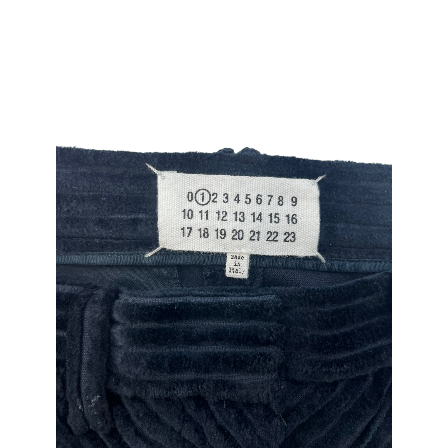 Martin Margiela/Straight Pants/38/Corduroy/BLK/ view 7