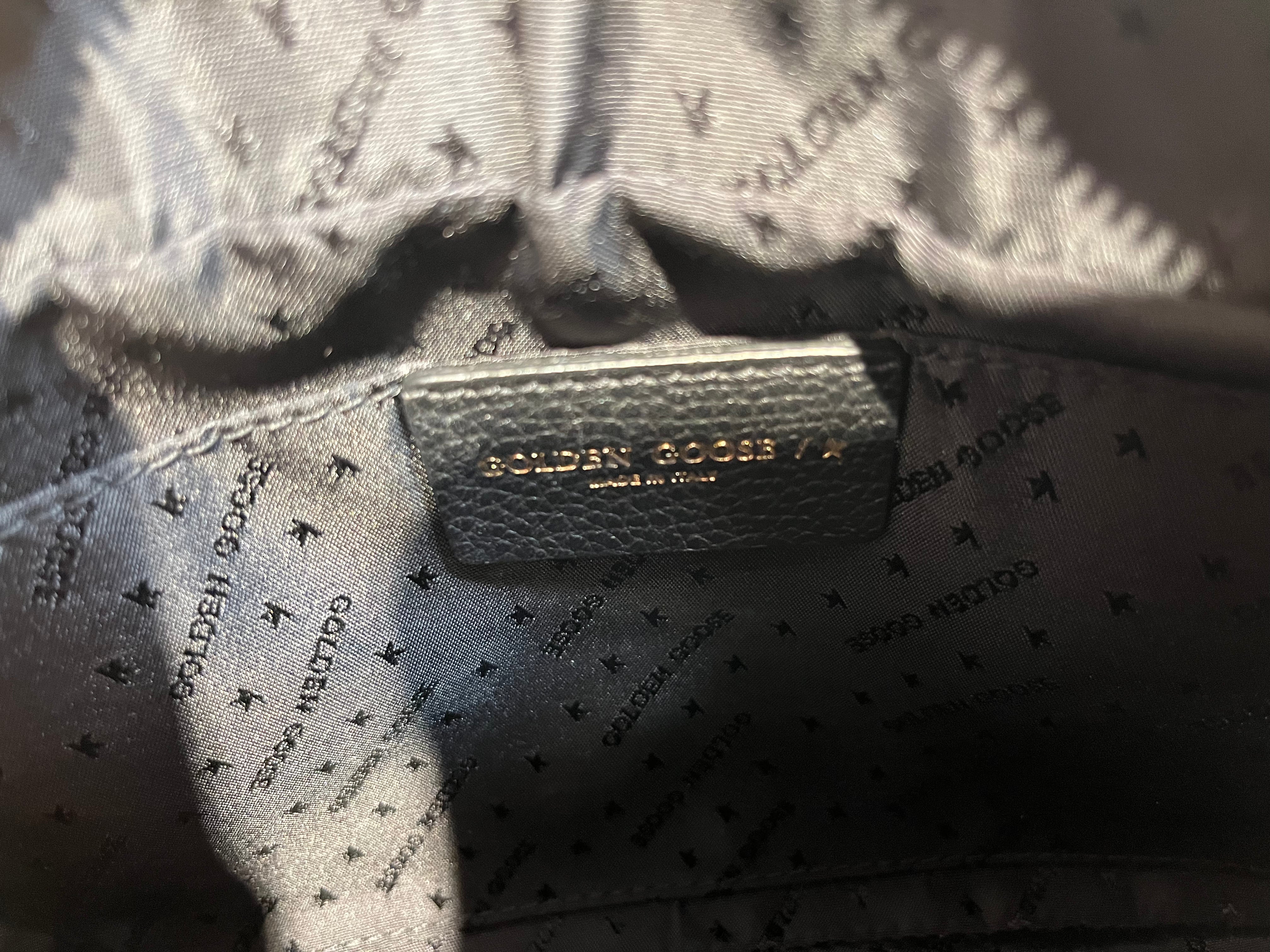 GOLDEN GOOSE/Cross Body Bag/OS/Leather/BLK/BLUE GLITTER STAR CROSSBODY view 5
