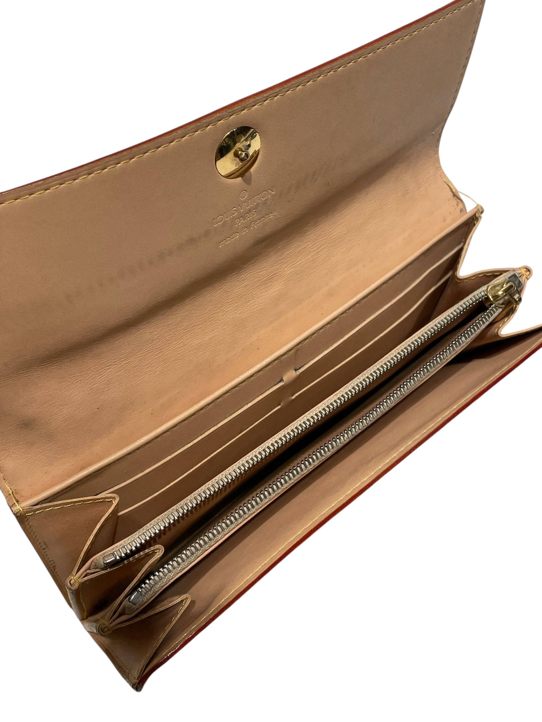 LOUIS VUITTON/Long Wallet/Monogram/MLT/sarah leather wallet view 4