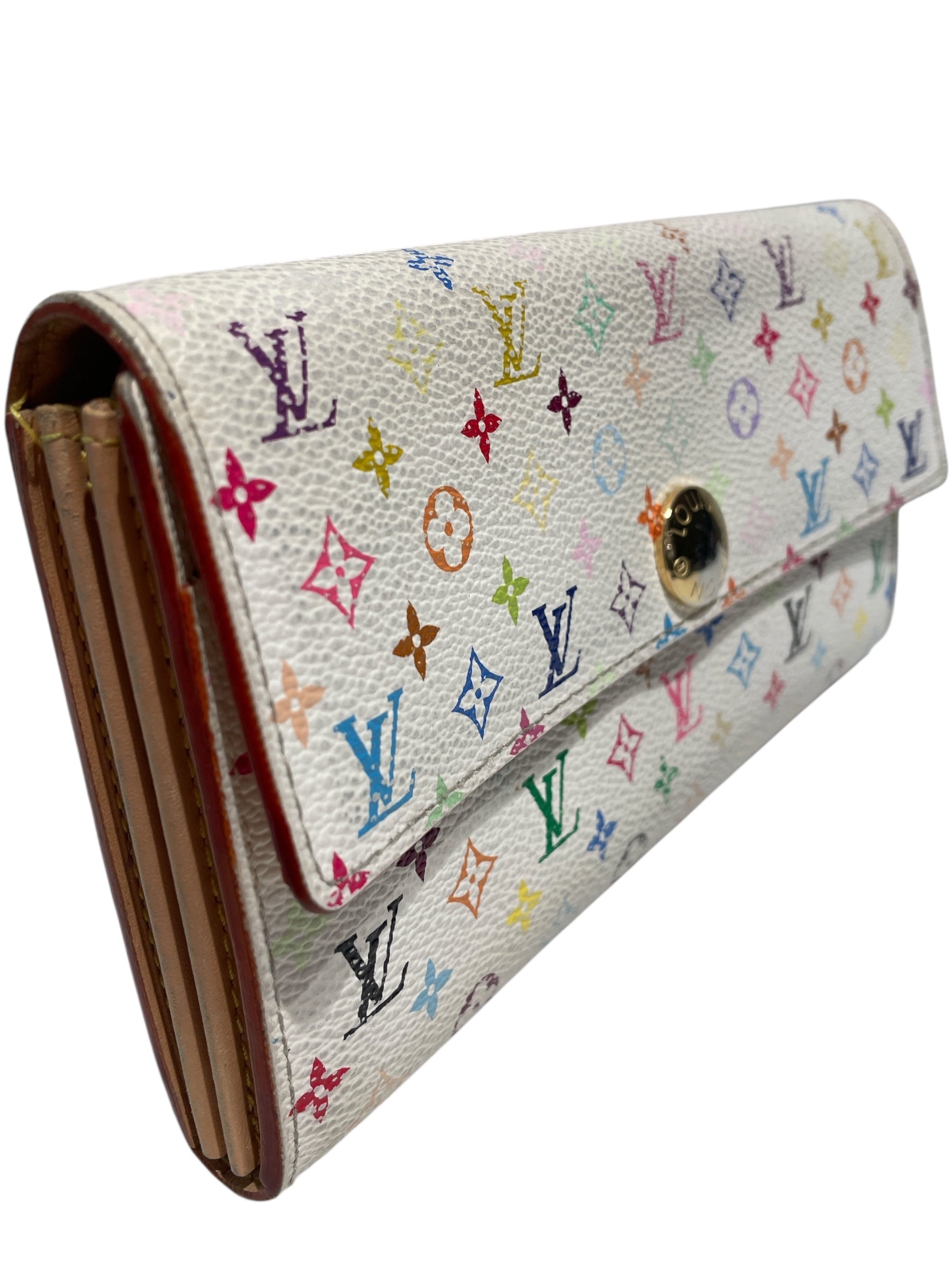 LOUIS VUITTON/Long Wallet/Monogram/MLT/sarah leather wallet view 6