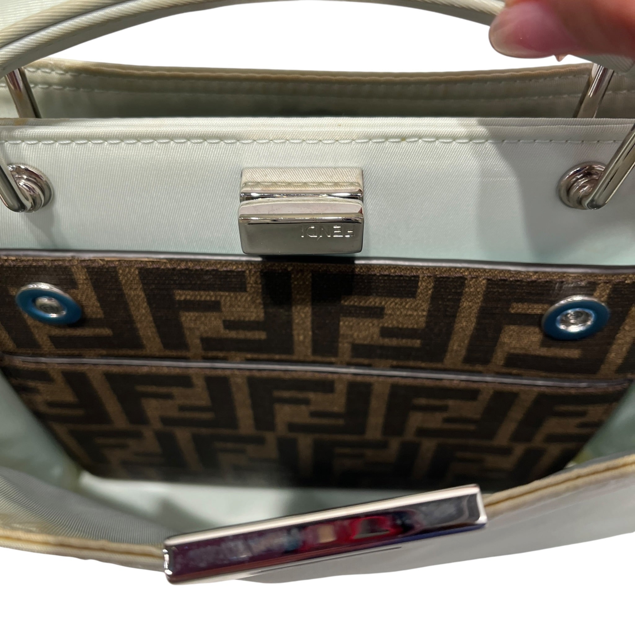 FENDI/Bag/Nylon/BLU/peekaboo iseeu icu blue view 11