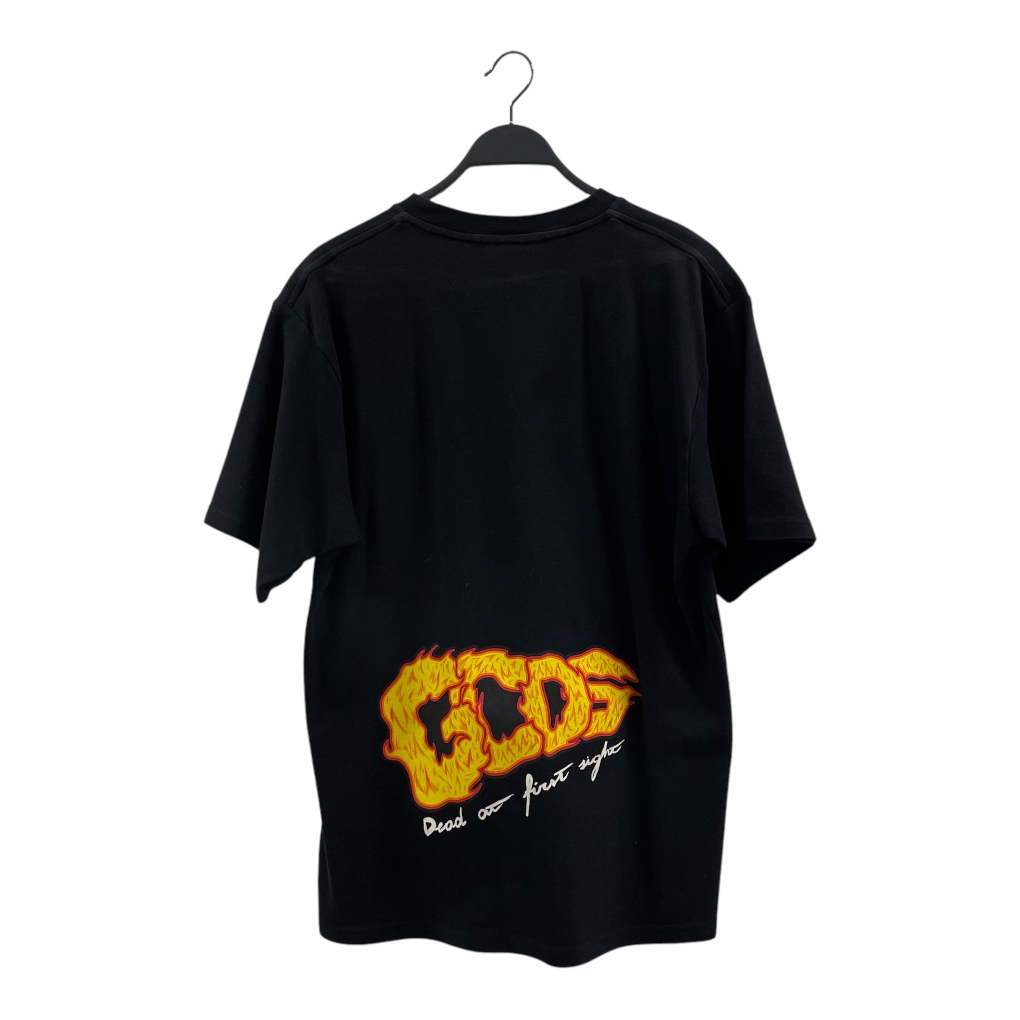 GCDS/T-Shirt/XL/Cotton/BLK/Graphic/DEAD AT FIRST SITE FLORAL view 2