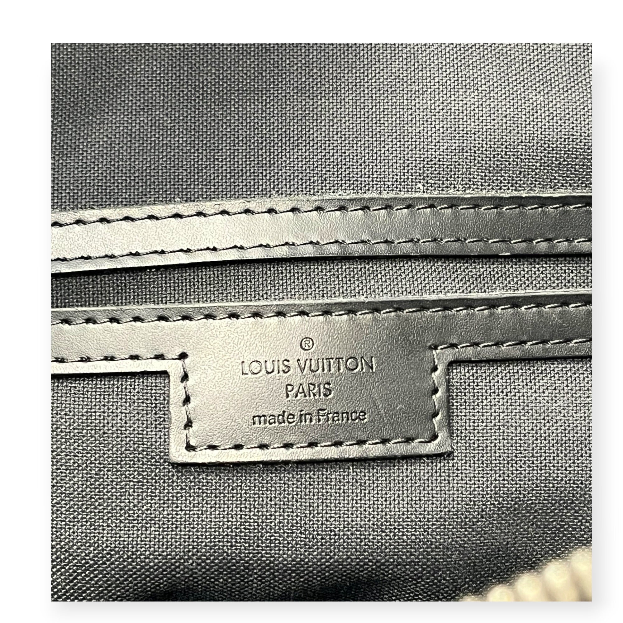 LOUIS VUITTON/Bag/Monogram/Leather/BLK/2 strap checkered damier tadao view 8
