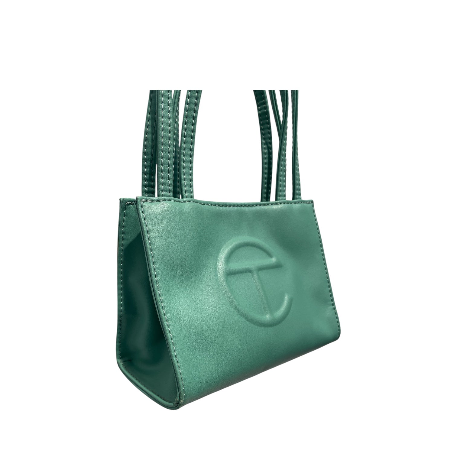 Telfar/Cross Body Bag/Faux Leather/GRN/Sage Shopping Bag view 6
