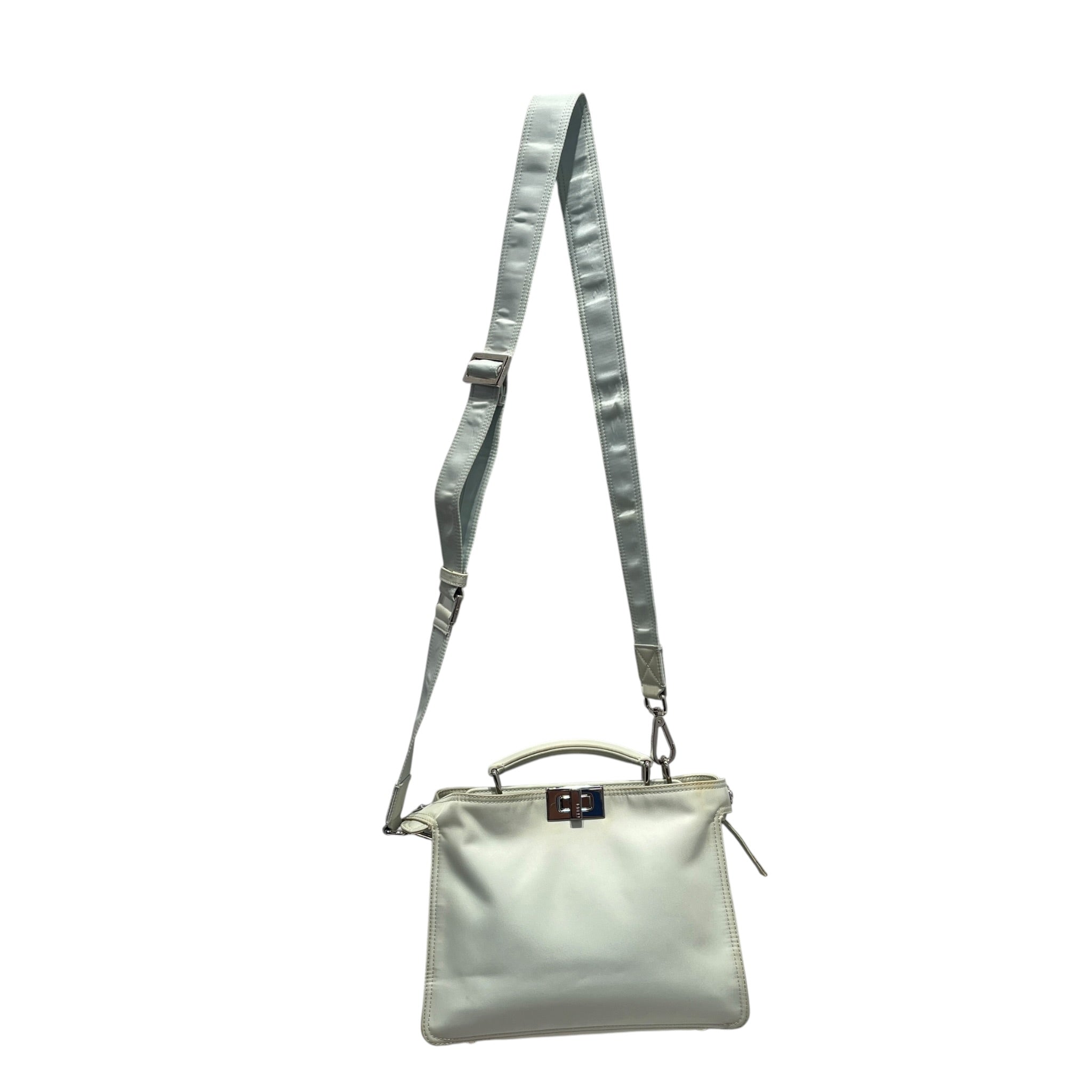 FENDI/Bag/Nylon/BLU/peekaboo iseeu icu blue view 3