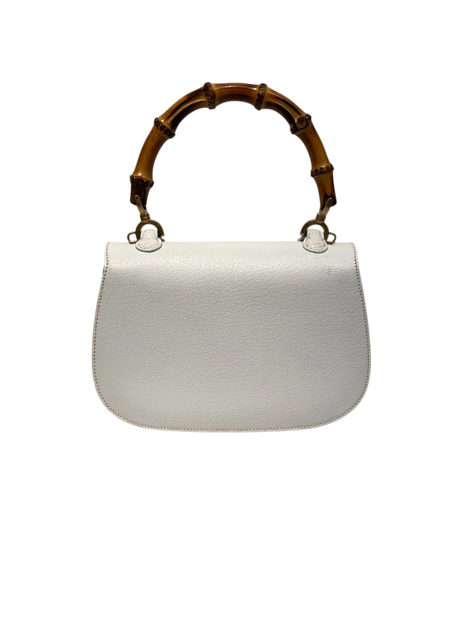 GUCCI/Hand Bag/White/Leather/000･1014･0188 view 2