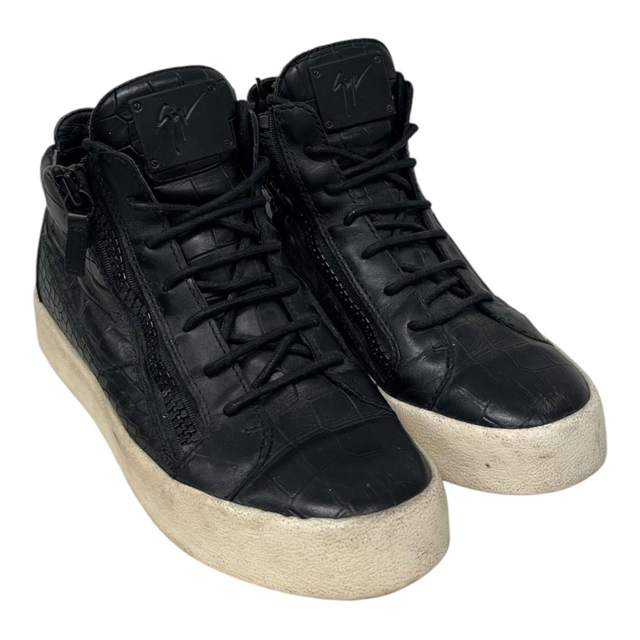 GIUSEPPE ZANOTTI DESIGN/Hi-Sneakers/EU 39/Leather/BLK/KRISS TRAINERS view 1