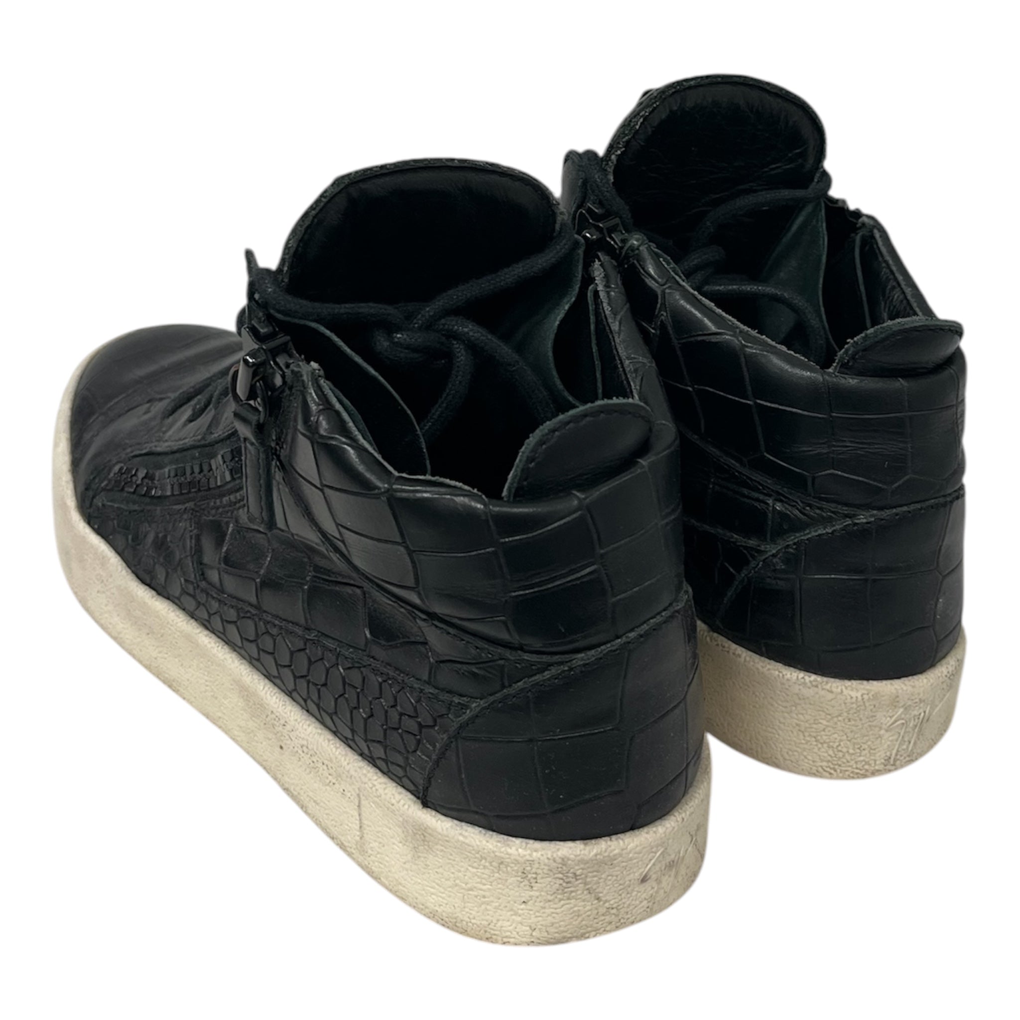 GIUSEPPE ZANOTTI DESIGN/Hi-Sneakers/EU 39/Leather/BLK/KRISS TRAINERS view 2