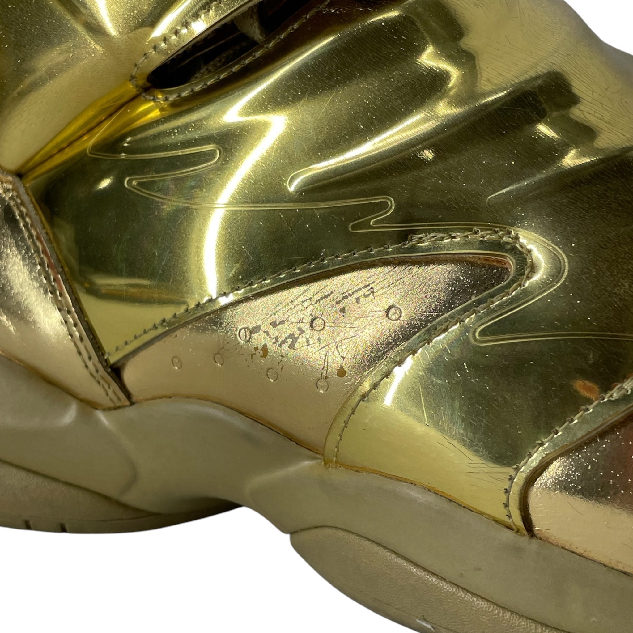 adidas/JEREMY SCOTT/Hi-Sneakers/US 7/Leather/GLD/WINGS 3.0 GOLD view 5