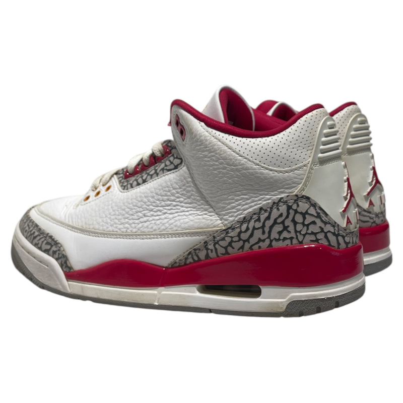 NIKE/Low-Sneakers/US 8.5/RED/JORDAN 3 CARDINAL