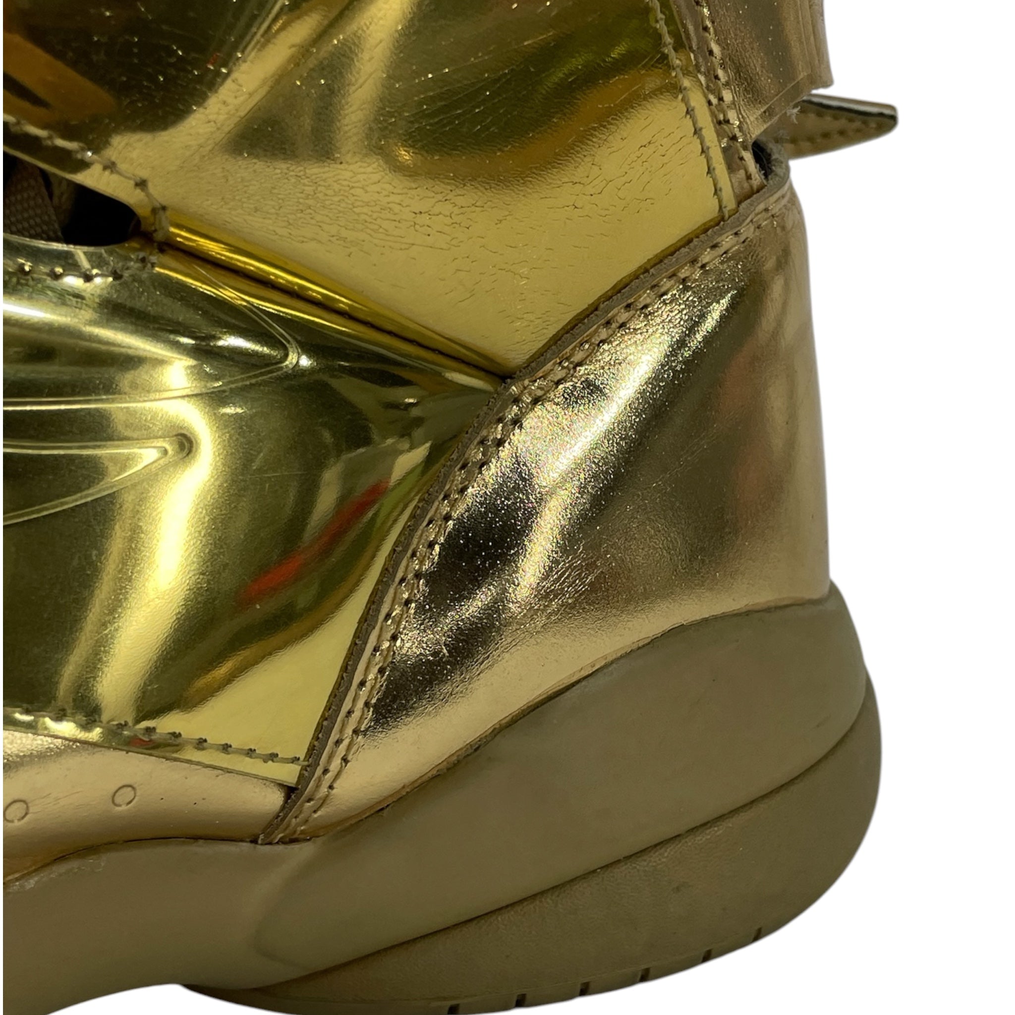 adidas/JEREMY SCOTT/Hi-Sneakers/US 7/Leather/GLD/WINGS 3.0 GOLD view 6