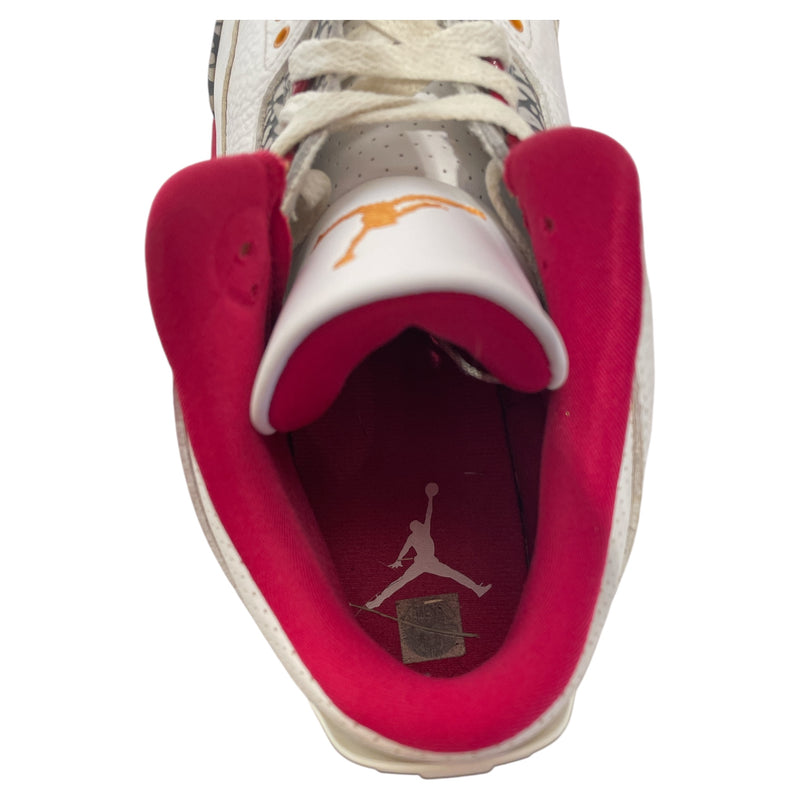 NIKE/Low-Sneakers/US 8.5/RED/JORDAN 3 CARDINAL