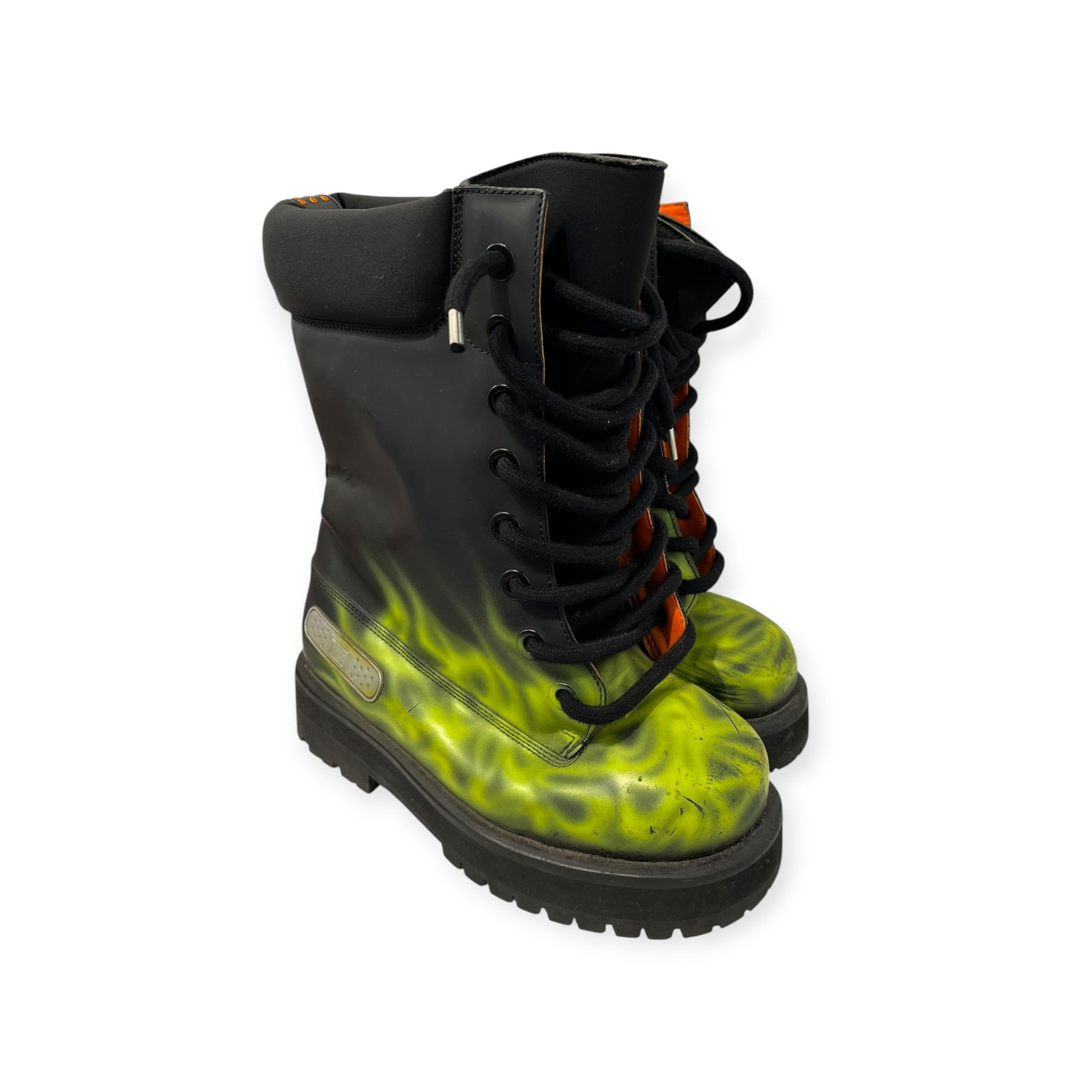PDF/Boots/US 10/BLK/GREEN SMOKE ON TOE BOX view 5