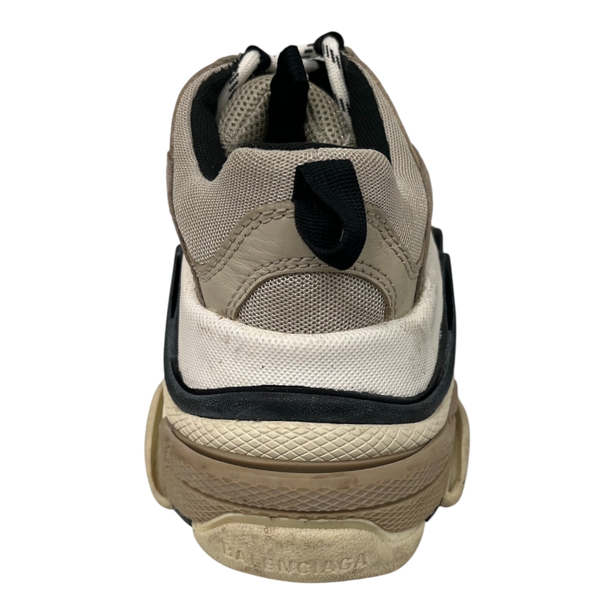 BALENCIAGA/Low-Sneakers/EU 38/Cotton/BEG/Chunky Heel/TRIPLE S TRAINER view 3
