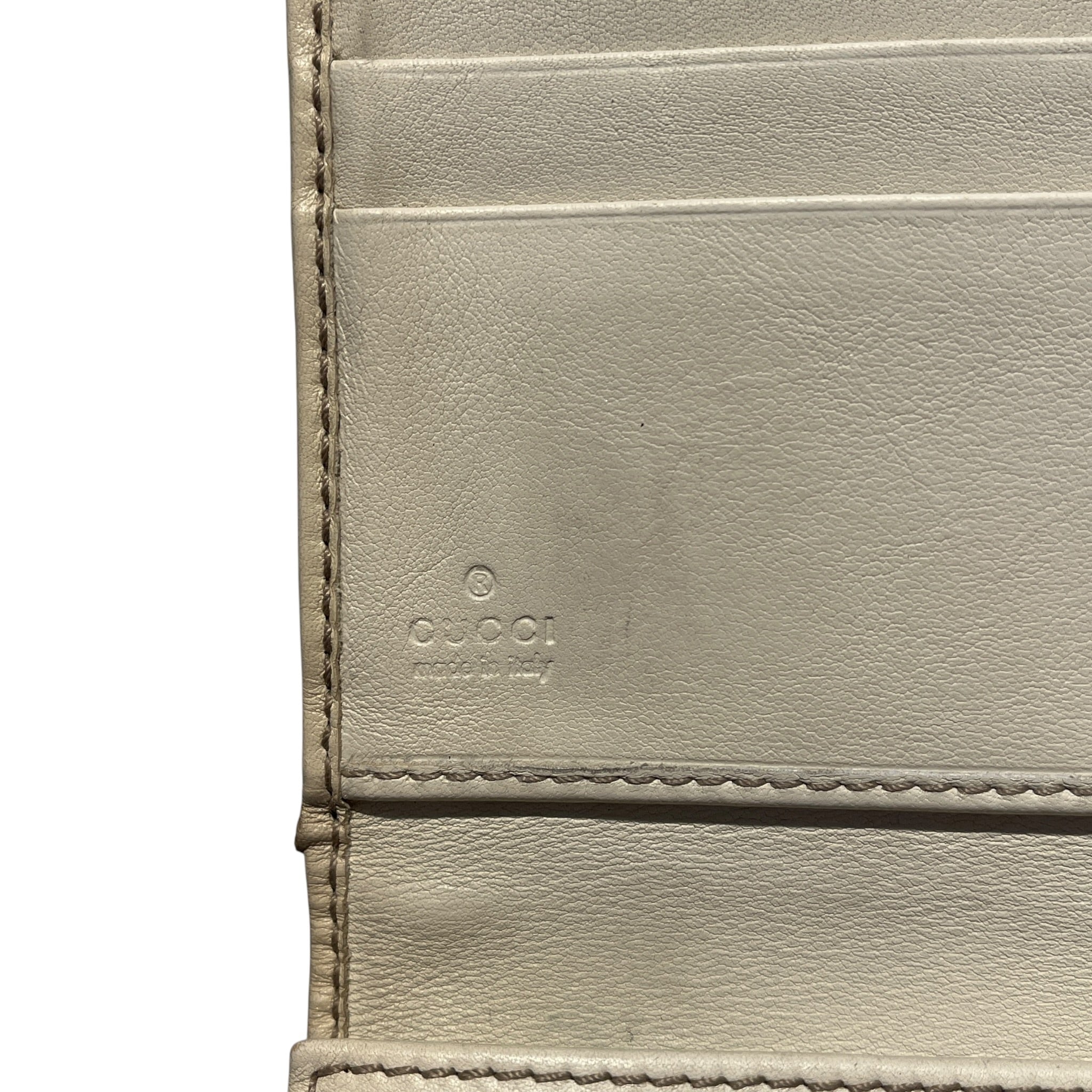 GUCCI/Long Wallet/Monogram/Cotton/BEG/L's/britt - white corner w GG view 5