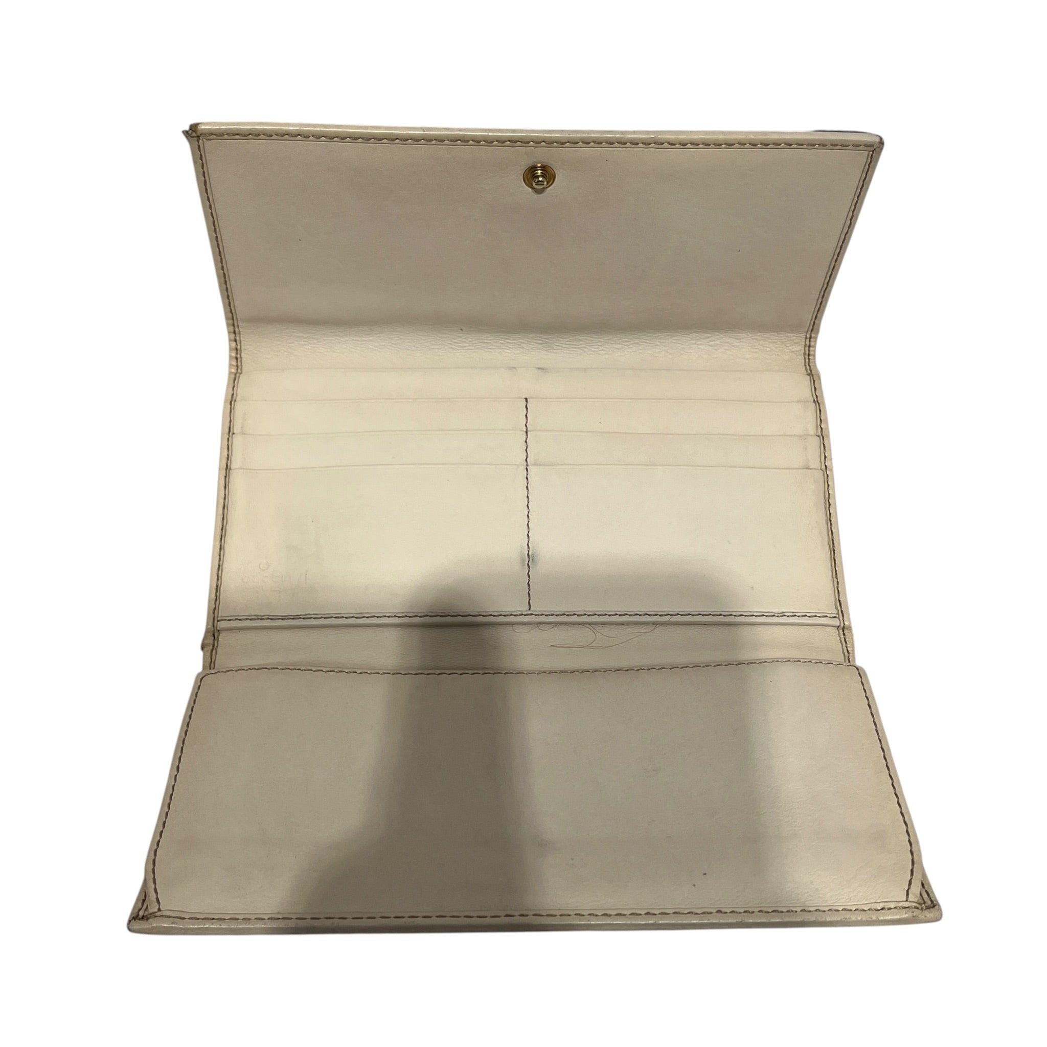 GUCCI/Long Wallet/Monogram/Cotton/BEG/L's/britt - white corner w GG view 4