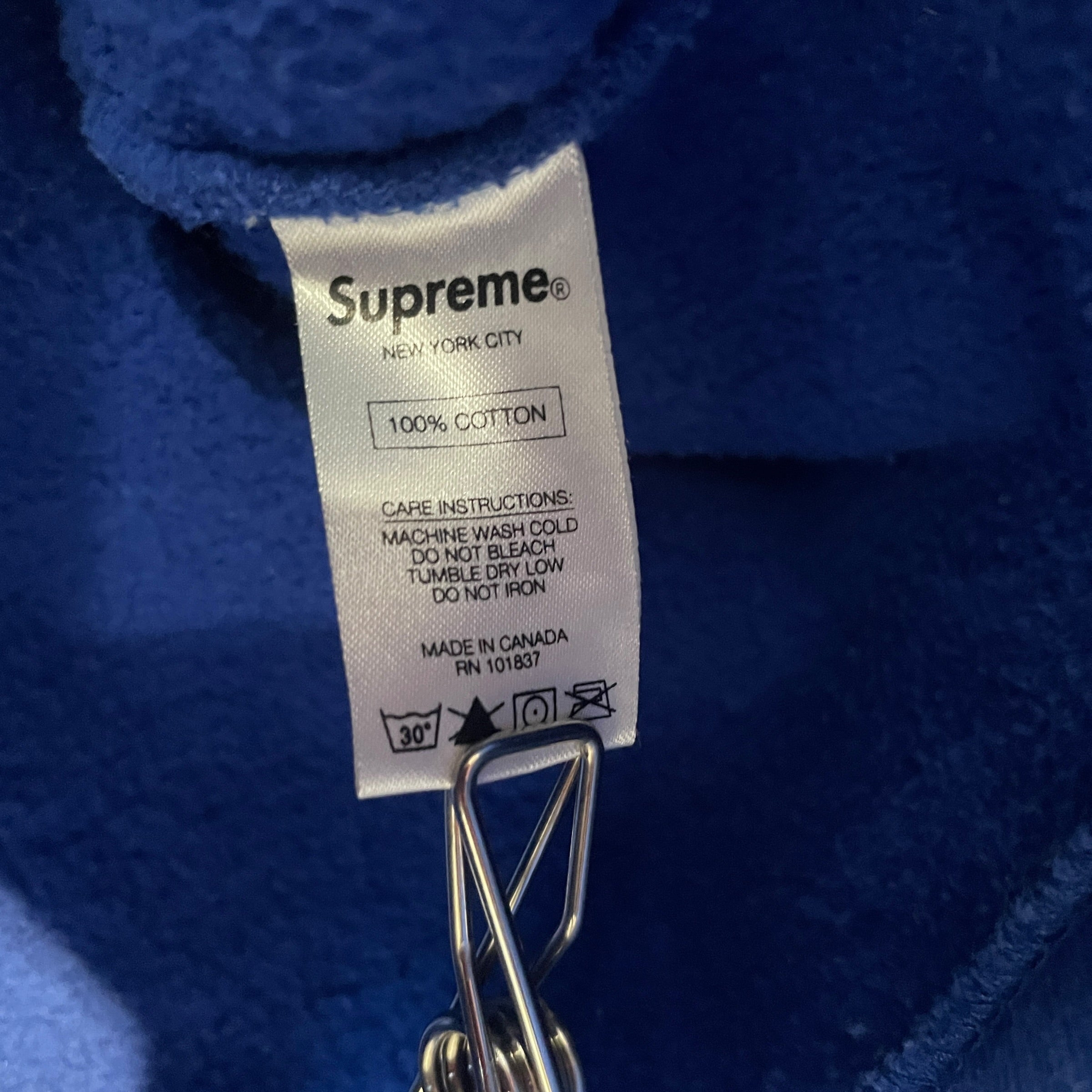 Supreme/UNDERCOVER/Hoodie/L/All Over Print/Cotton/BLU/Anarchy Hoodie view 4