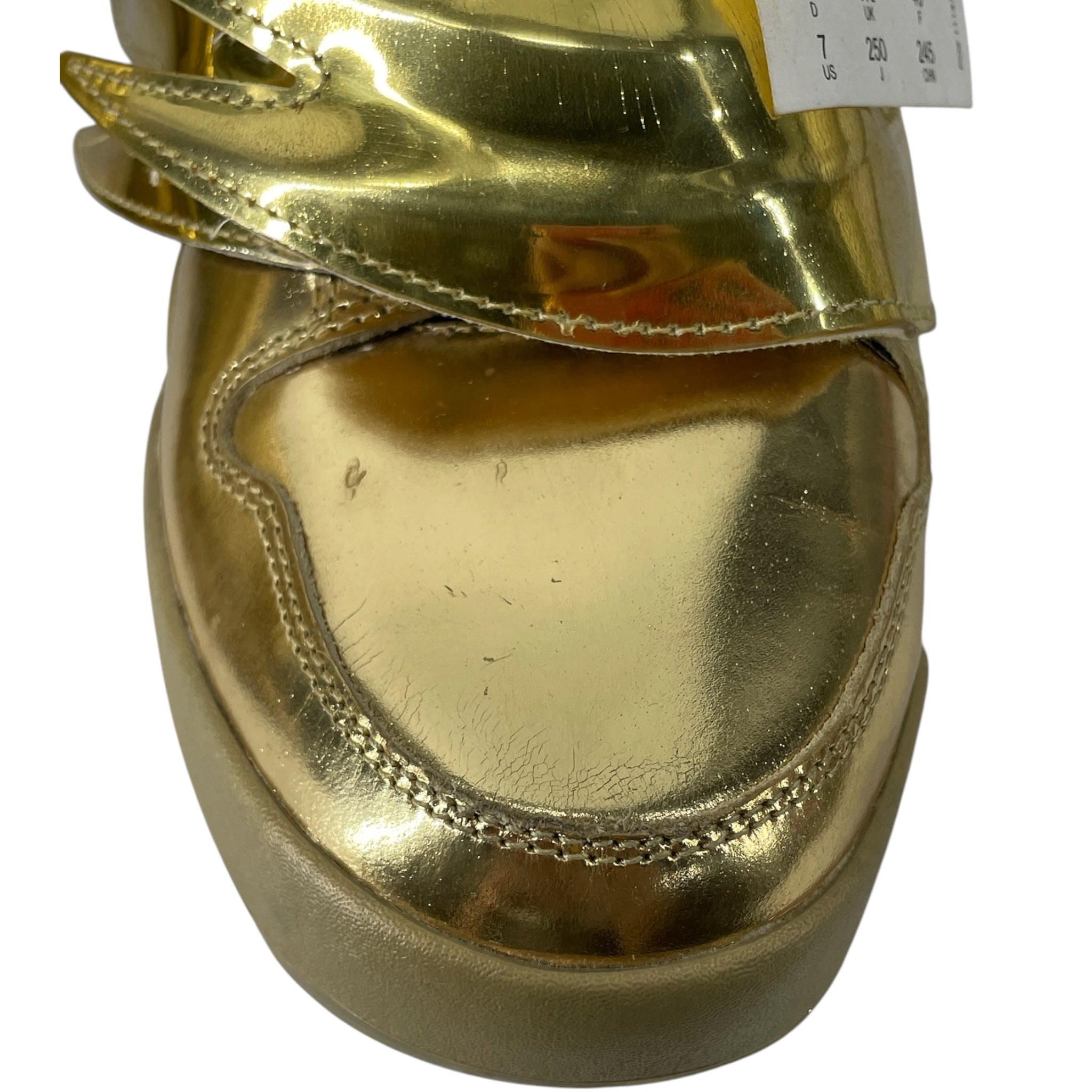 adidas/JEREMY SCOTT/Hi-Sneakers/US 7/Leather/GLD/WINGS 3.0 GOLD view 7