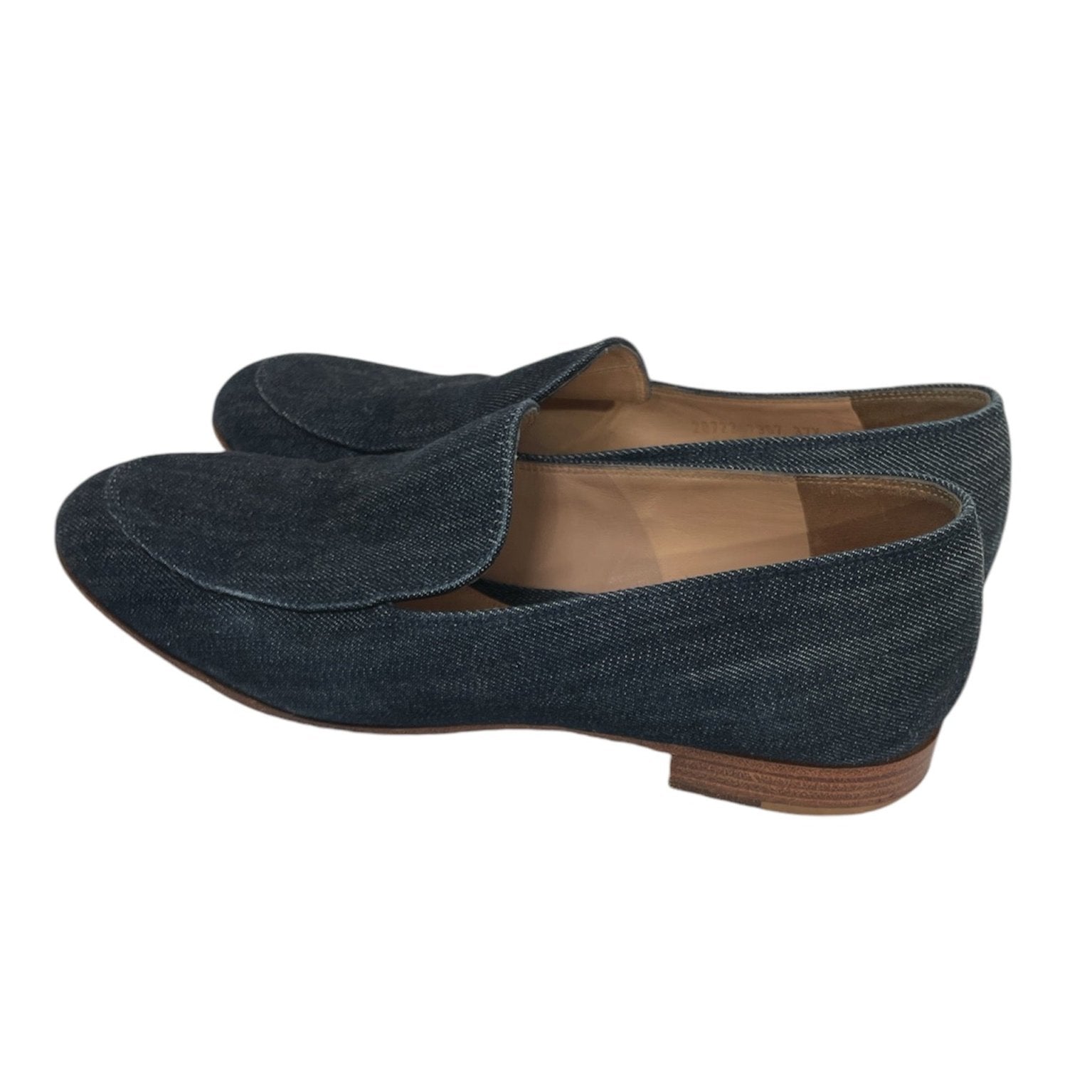 Gianvito Rossi/Flat Shoes/EU 37.5/Denim/NVY/ view 2